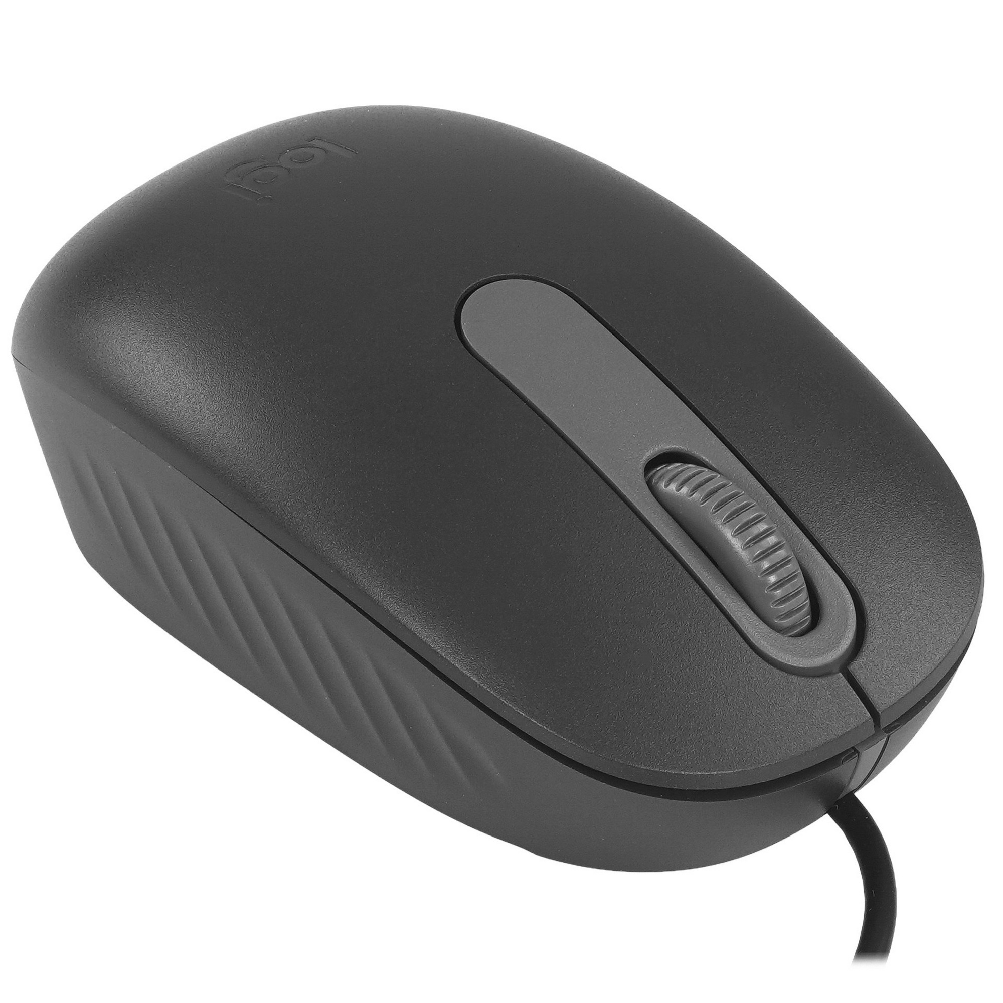 Мышь Logitech M86 черный оптическая 1000dpi USB для ноутбука (910-007661)