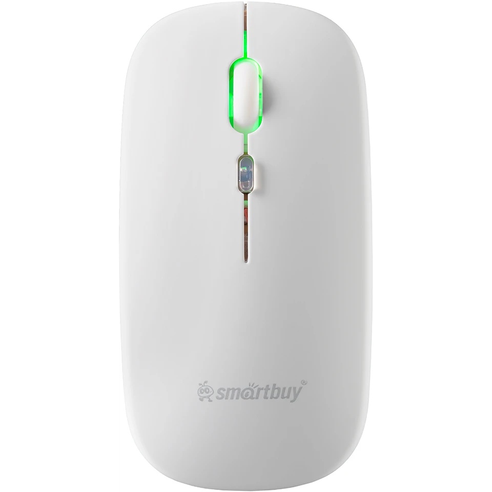 Мышь беспроводная Dual BT+USB с зарядкой Smartbuy X31 белая (SBM731DW) /100.  "