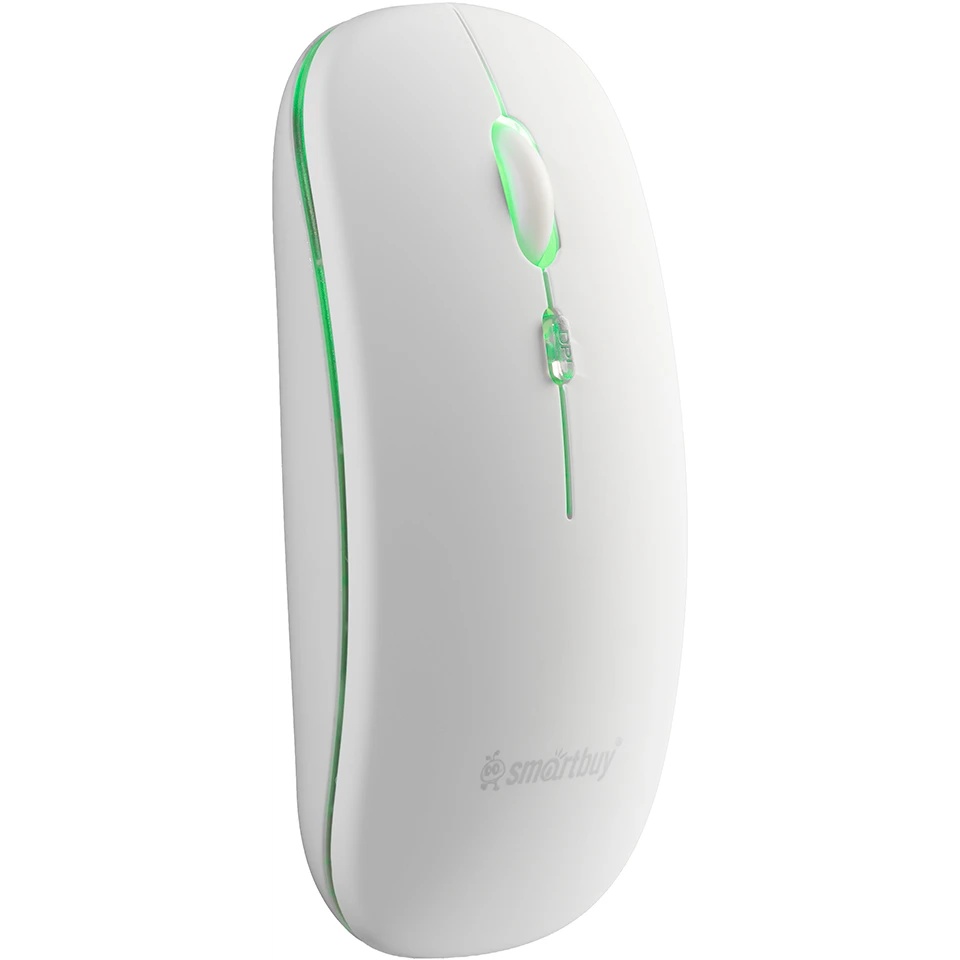Мышь беспроводная Dual BT+USB с зарядкой Smartbuy X31 белая (SBM731DW) /100.  "