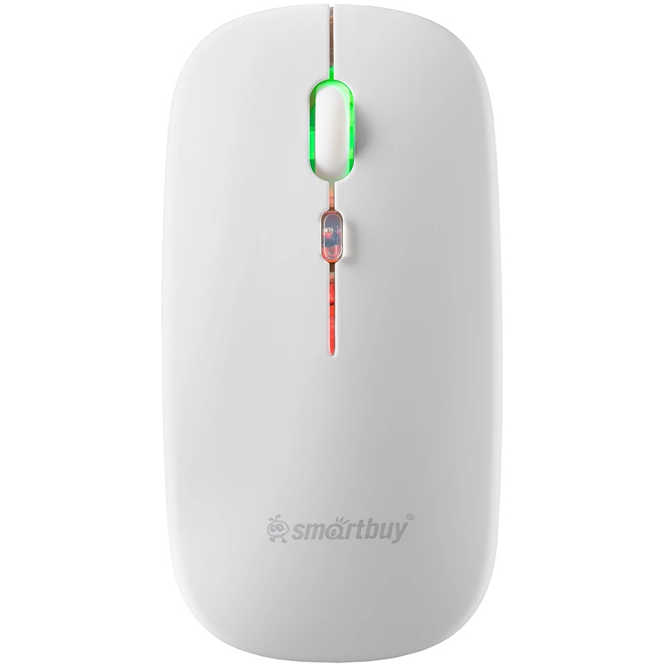 Мышь беспроводная Dual BT+USB с зарядкой Smartbuy X31 белая (SBM731DW) /100.  "