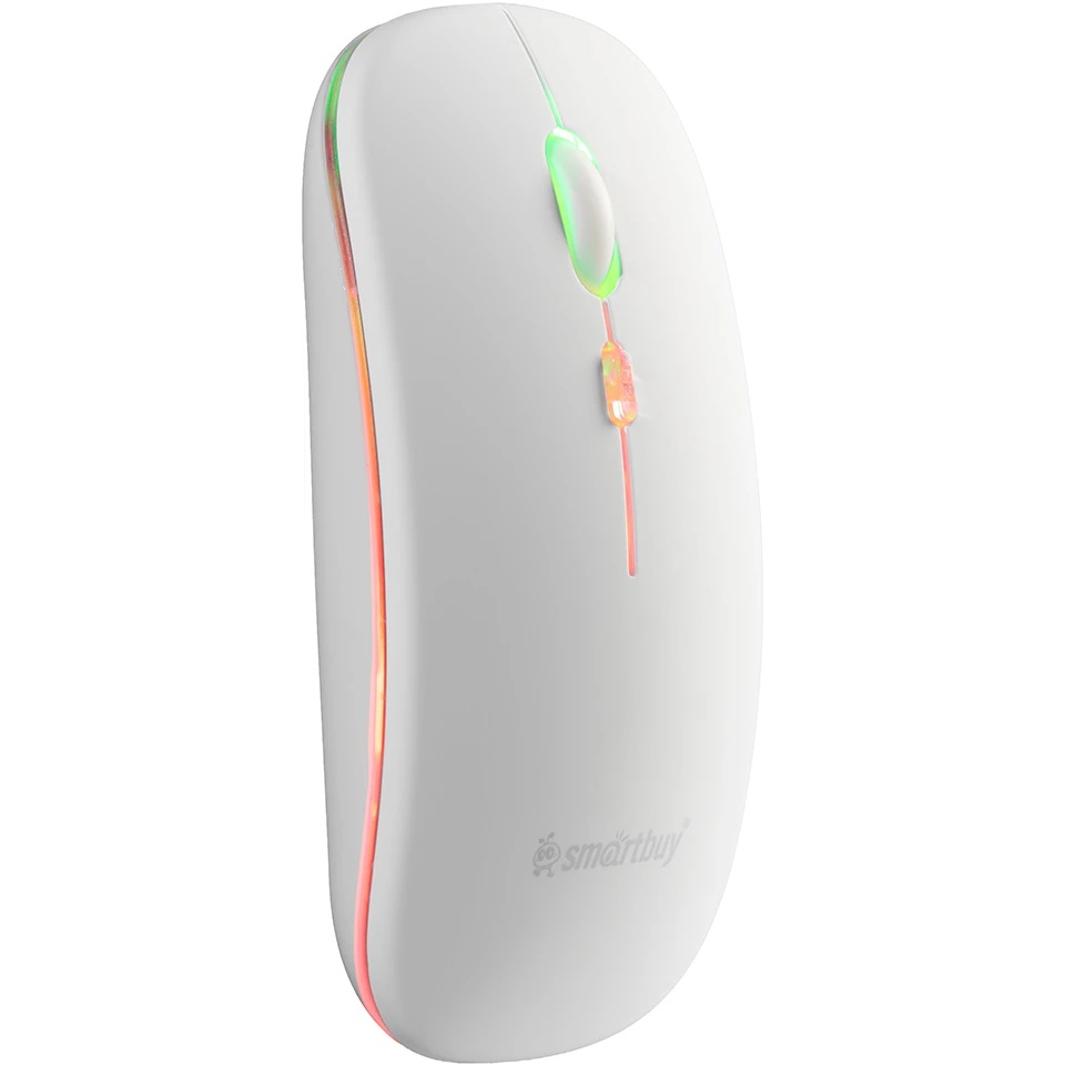 Мышь беспроводная Dual BT+USB с зарядкой Smartbuy X31 белая (SBM731DW) /100.  "