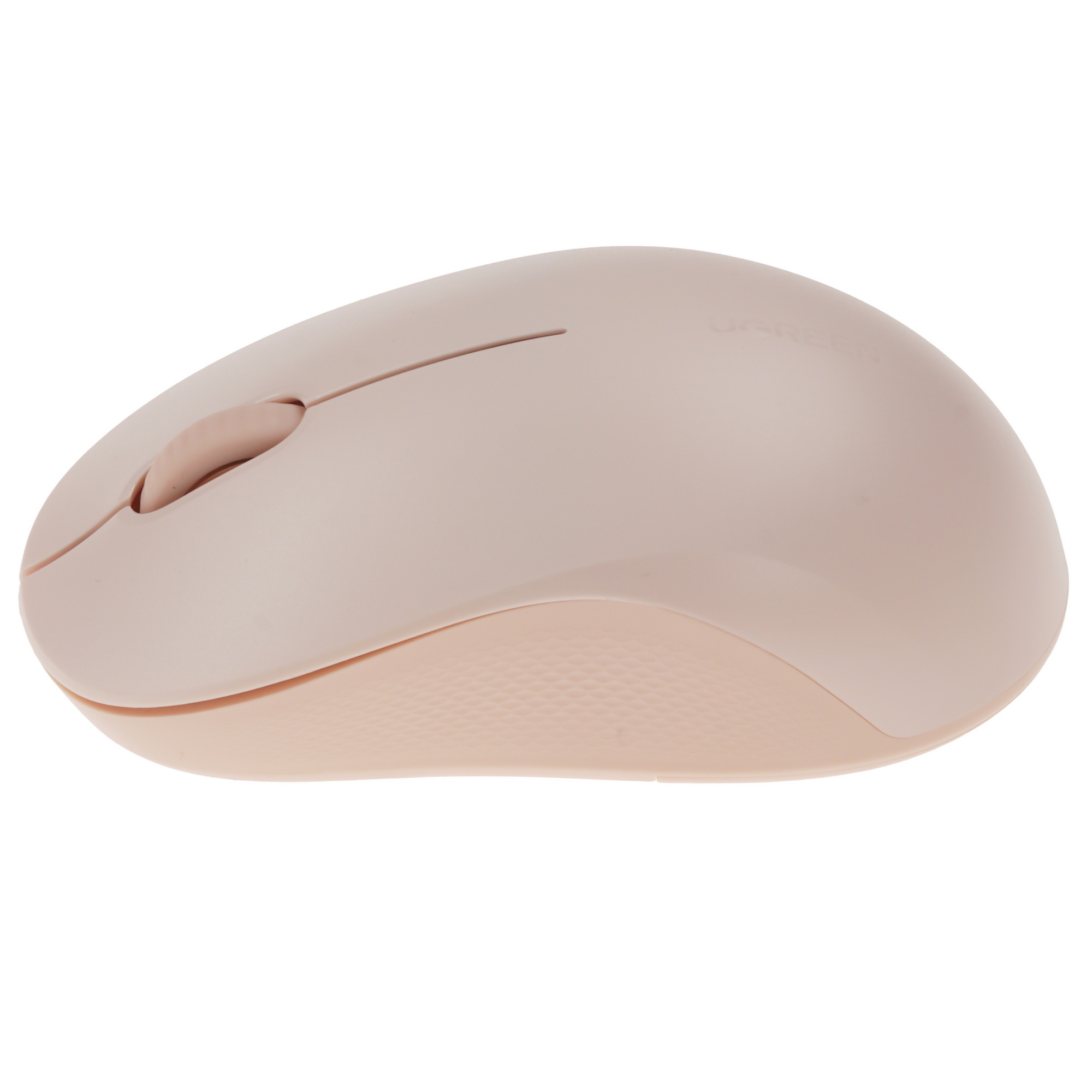 Мышка компьютерная беспроводная UGREEN M331 (65625) Multi-mode Wireless Mouse BT&GHz. Цвет: розовый