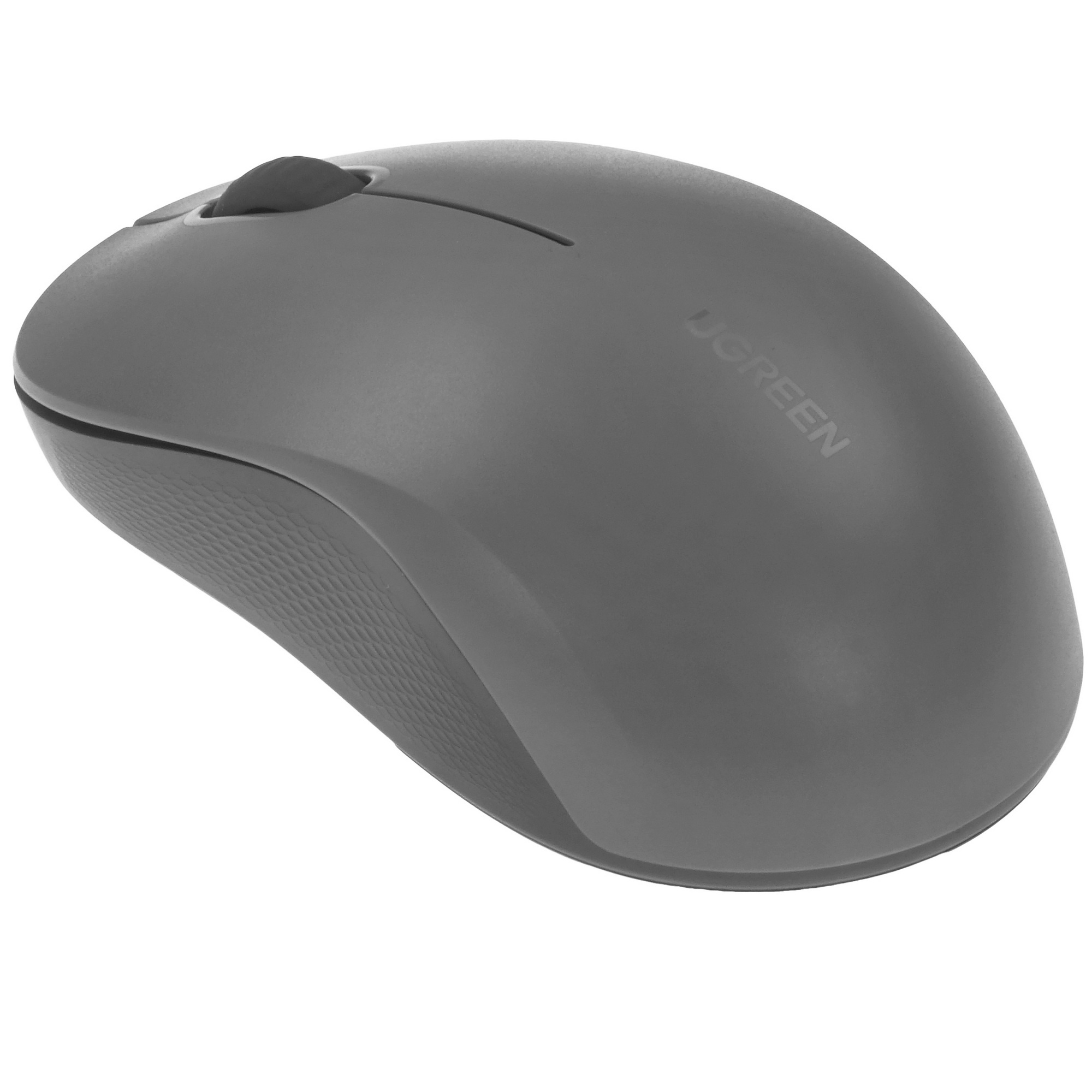 Мышка компьютерная беспроводная UGREEN M331 (65627) Multi-mode Wireless Mouse BT&GHz. Цвет: серый