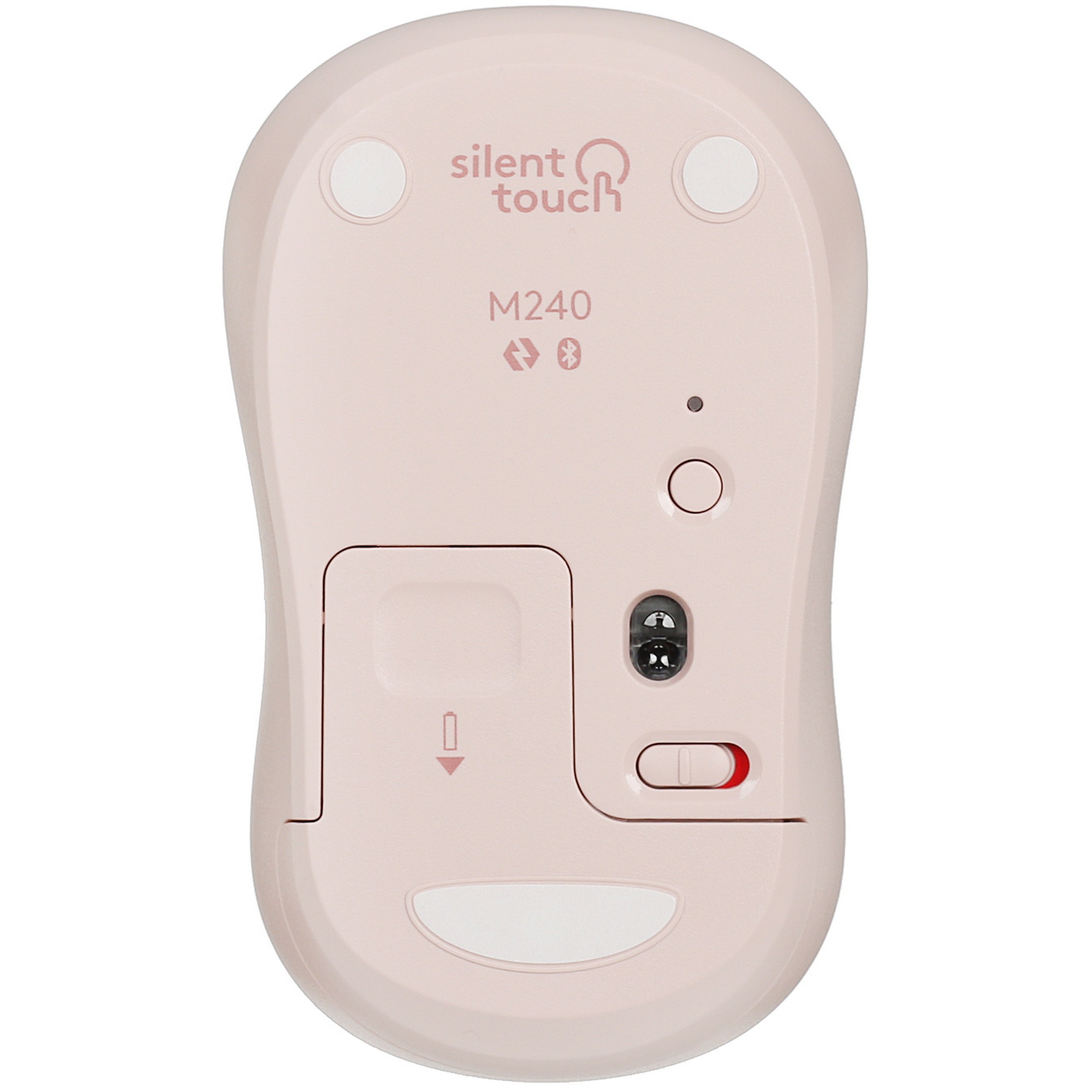 Мышь беспроводная Logitech M240 Silent (910-007112) розовая