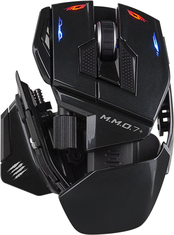 Мышь игровая Mad&nbsp;Catz беспроводная M.M.O. 7+&nbsp;(2.4Ghz/USB, Kailh switches,&nbsp;22&nbsp;кн.,&nbsp;5 профилей, 26000