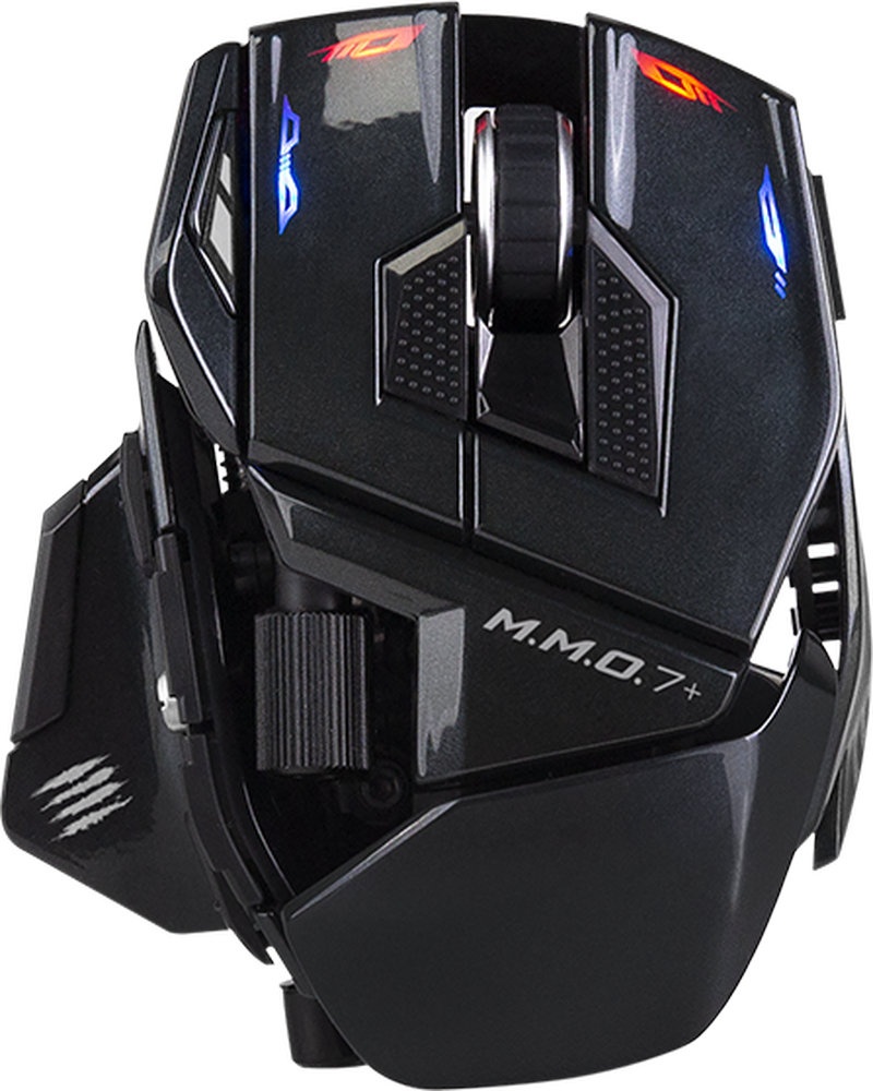 Мышь игровая Mad&nbsp;Catz беспроводная M.M.O. 7+&nbsp;(2.4Ghz/USB, Kailh switches,&nbsp;22&nbsp;кн.,&nbsp;5 профилей, 26000