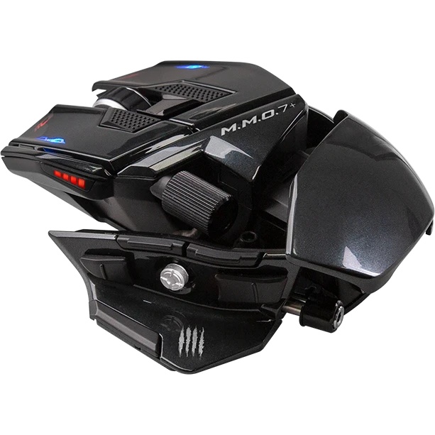 Мышь игровая Mad&nbsp;Catz беспроводная M.M.O. 7+&nbsp;(2.4Ghz/USB, Kailh switches,&nbsp;22&nbsp;кн.,&nbsp;5 профилей, 26000