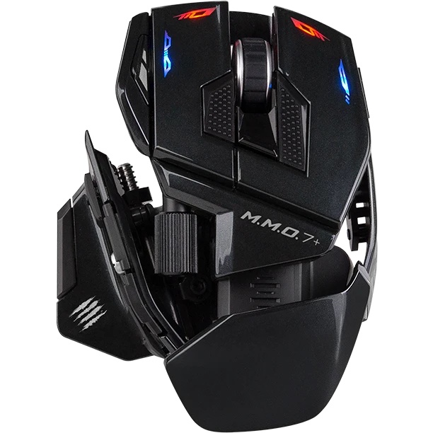 Мышь игровая Mad&nbsp;Catz беспроводная M.M.O. 7+&nbsp;(2.4Ghz/USB, Kailh switches,&nbsp;22&nbsp;кн.,&nbsp;5 профилей, 26000