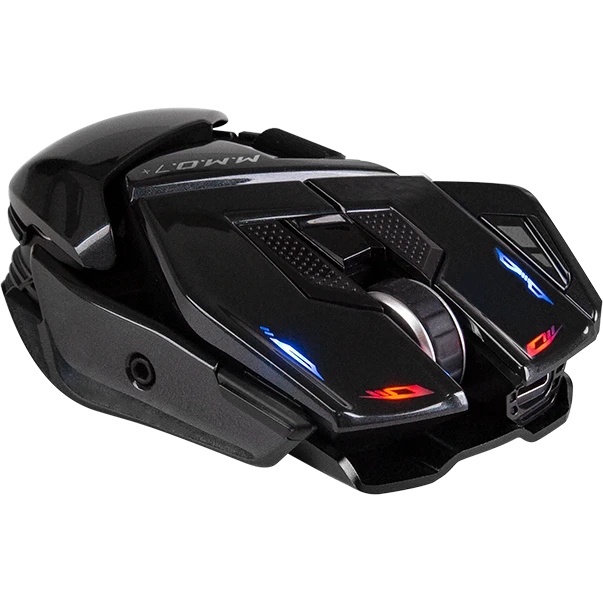 Мышь игровая Mad&nbsp;Catz беспроводная M.M.O. 7+&nbsp;(2.4Ghz/USB, Kailh switches,&nbsp;22&nbsp;кн.,&nbsp;5 профилей, 26000