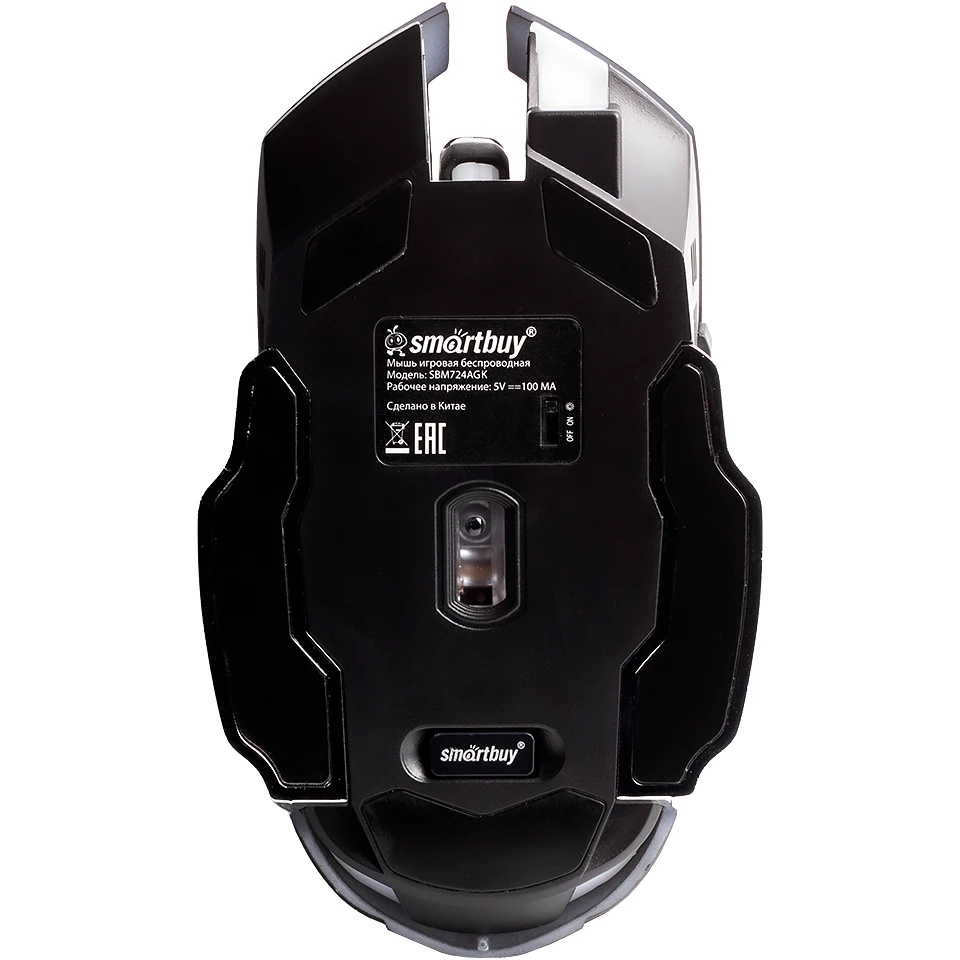 Мышь игровая беспроводная Smartbuy серия RUSH X14 черная (SBM724AGK)/40.  "