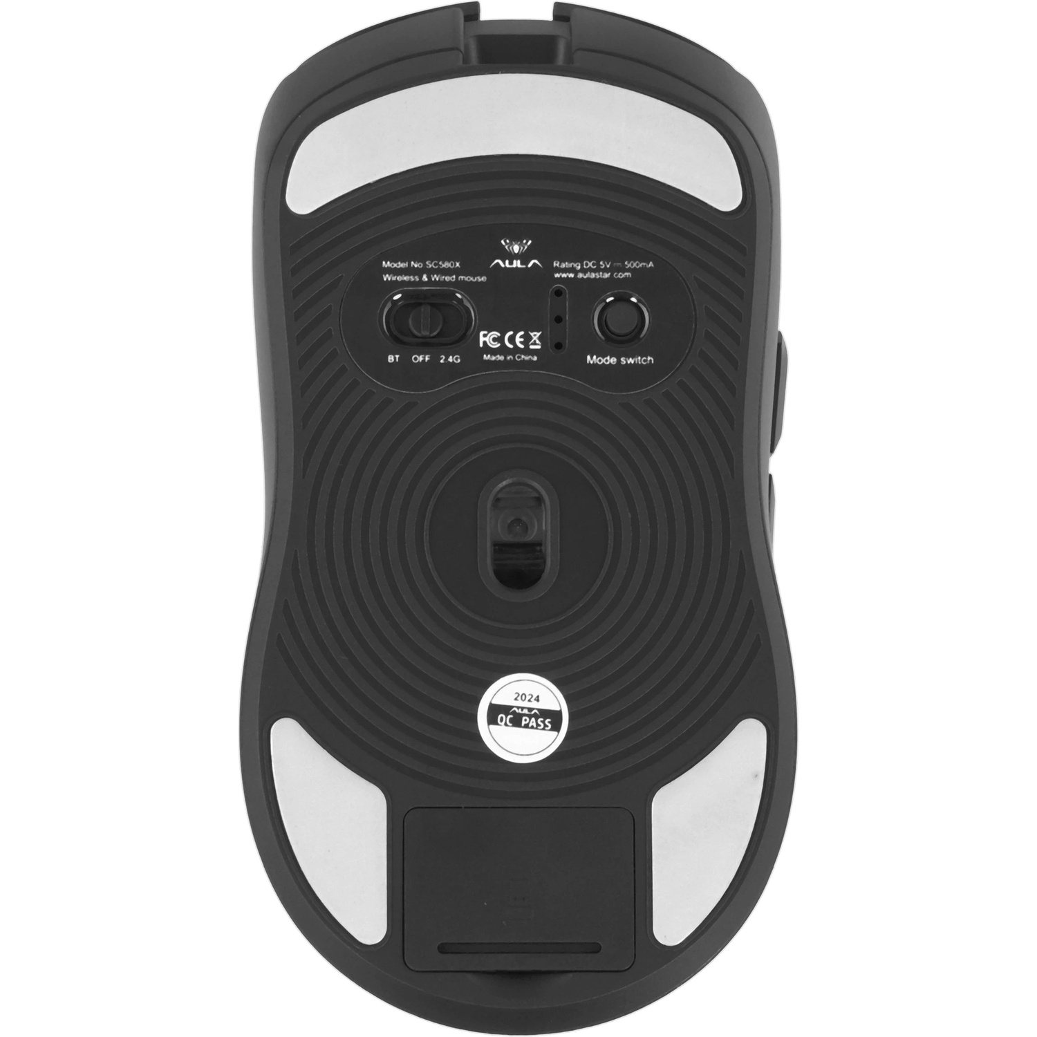Беспроводная игровая мышь AULA SC580X Чёрный