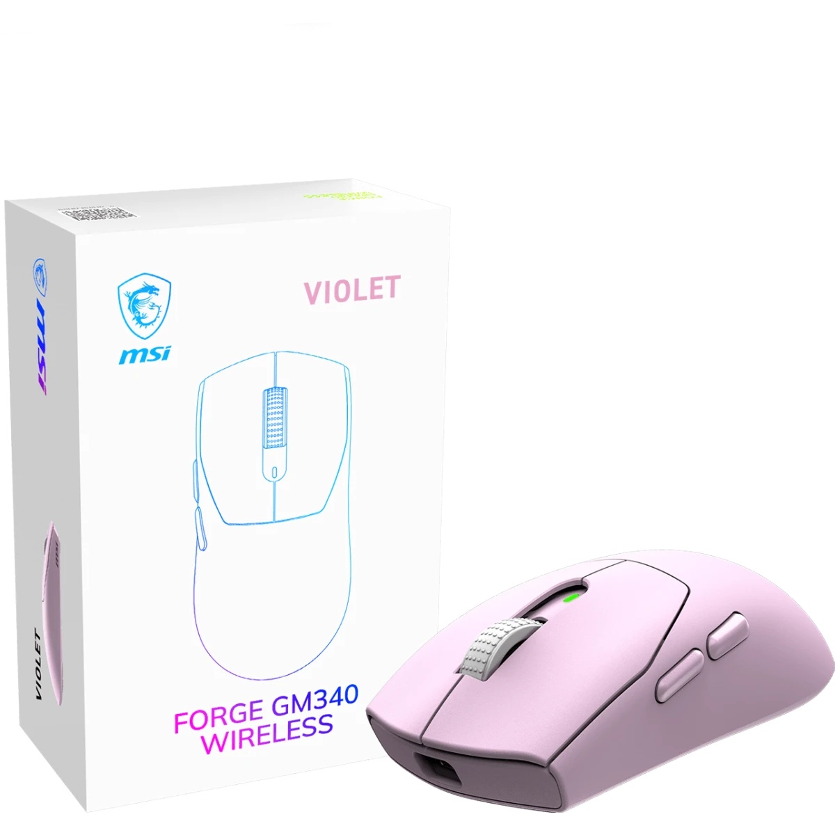 Мышь MSI FORGE GM340 W VIOLET