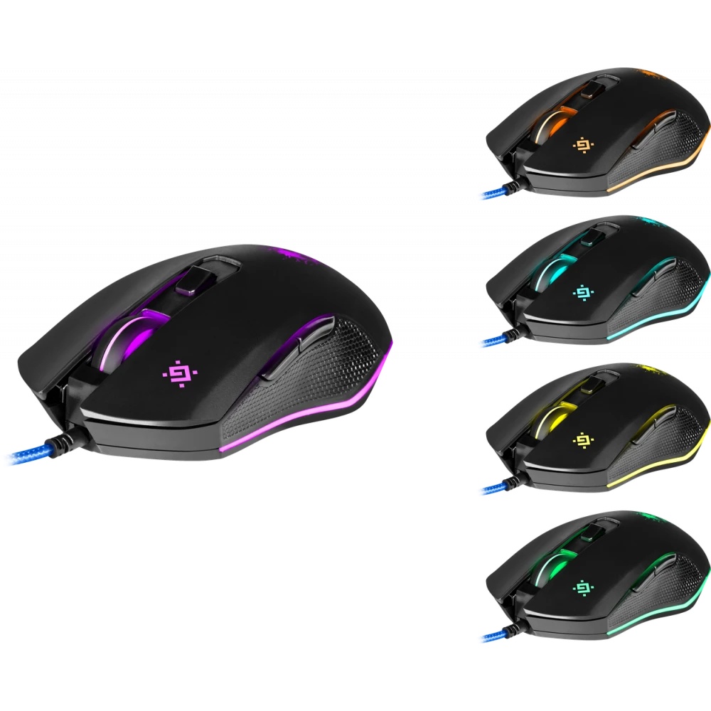 Игровой набор  Defender Гарнитура, мышь, клавиатура, ковер MKP-118