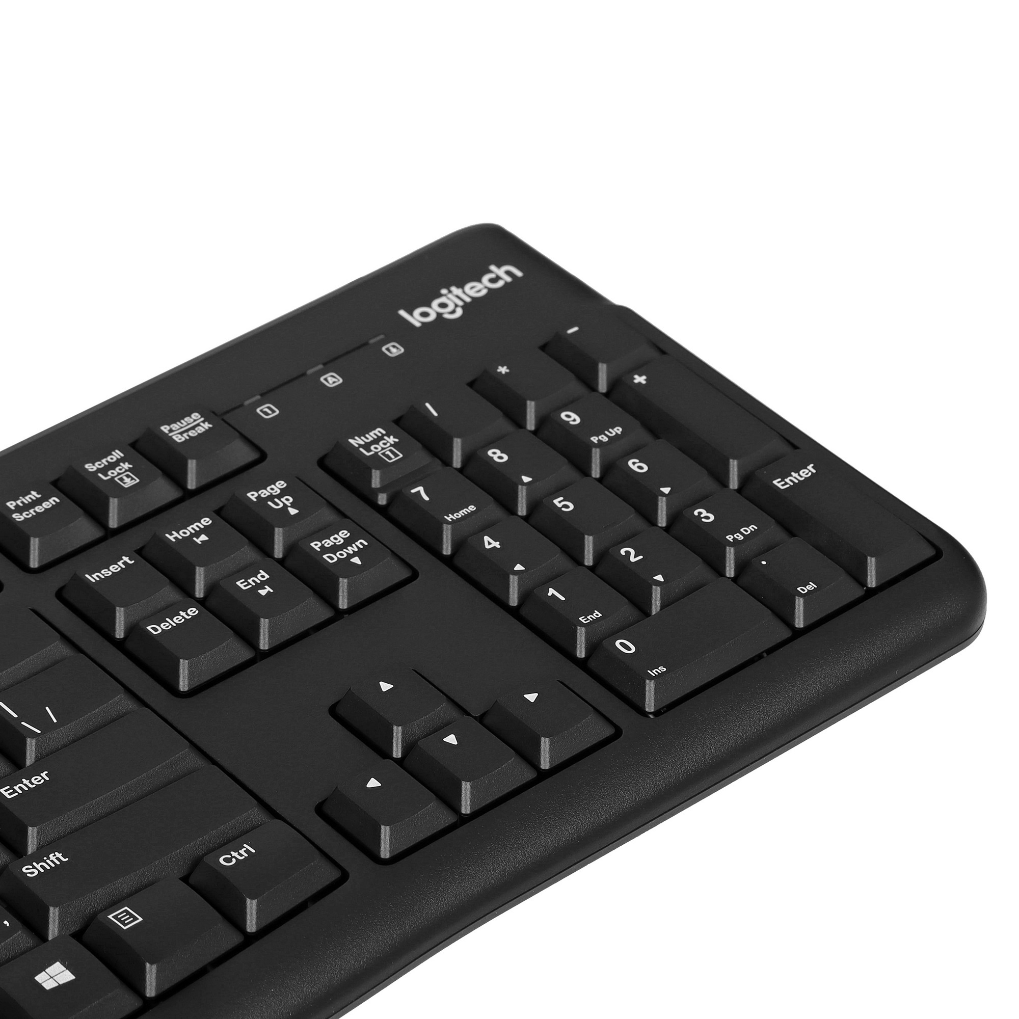 Комплект Logitech Desktop MK120 (920-002589) клавиатура K120 черная, мышь M100, цвет черный, USB, RT