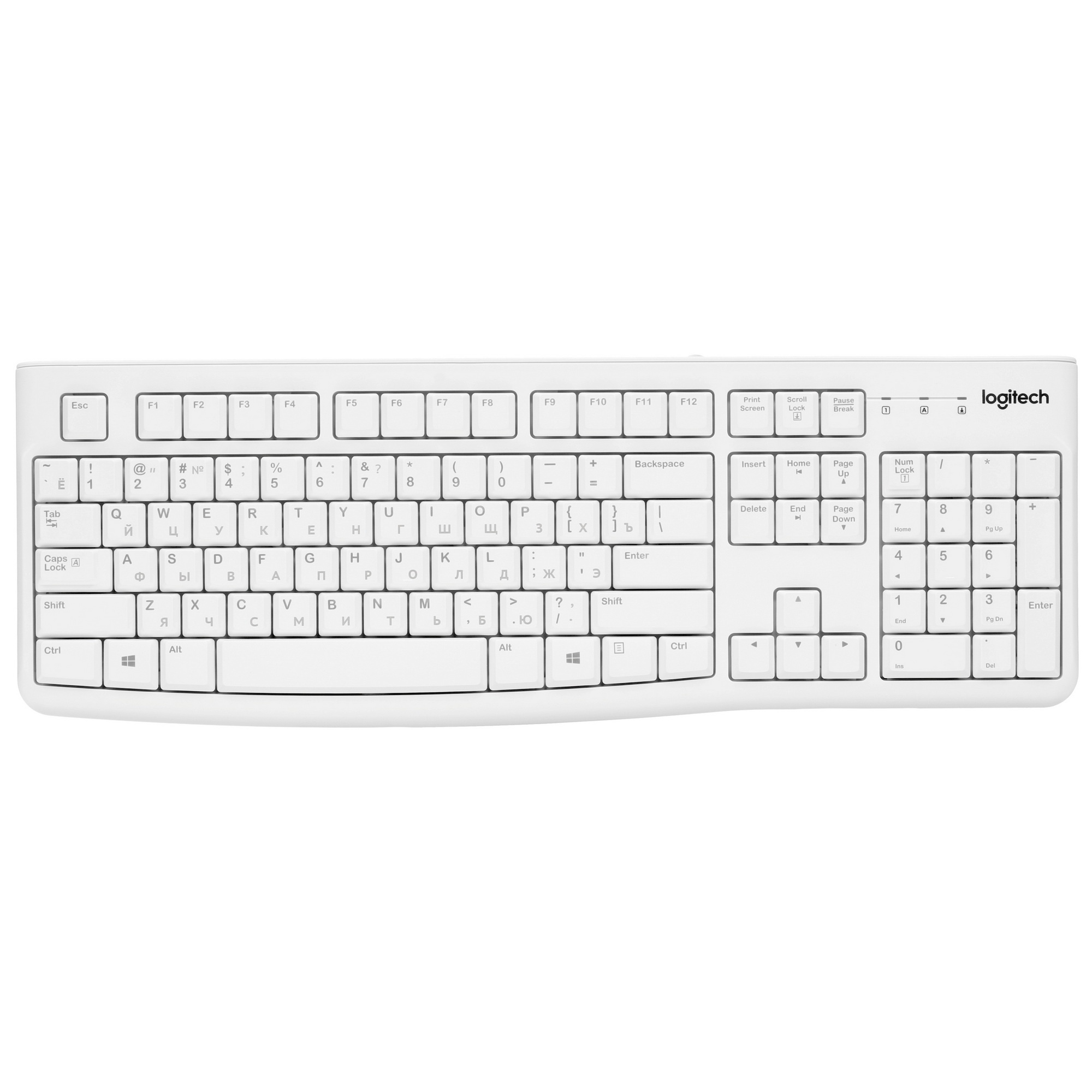 Клавиатура + мышь Logitech Desktop MK120 (русская раскладка)