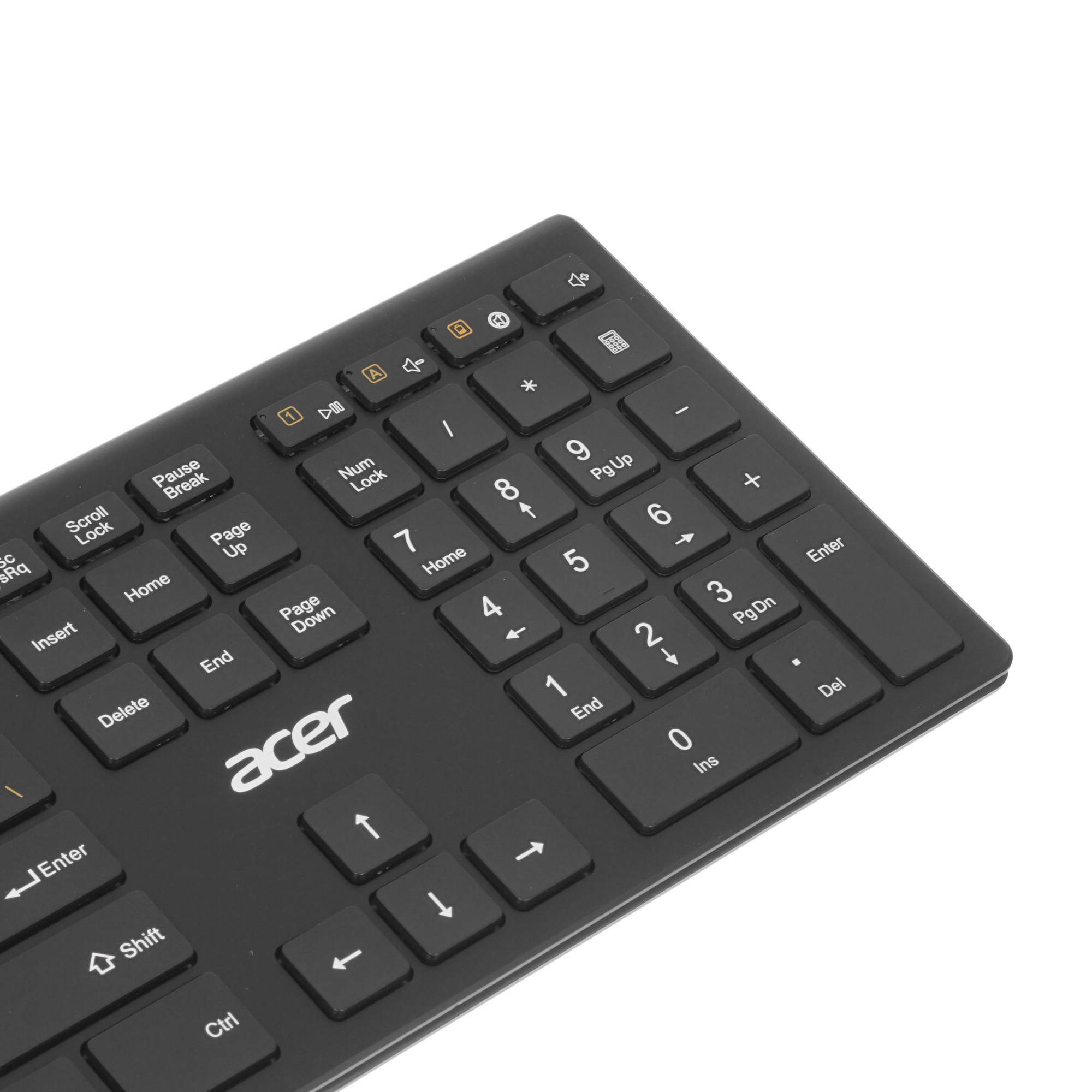 Комплект клавиатура и мышь Acer OKR030 [ZL.KBDEE.005]  Combo wilreless USB  slim black