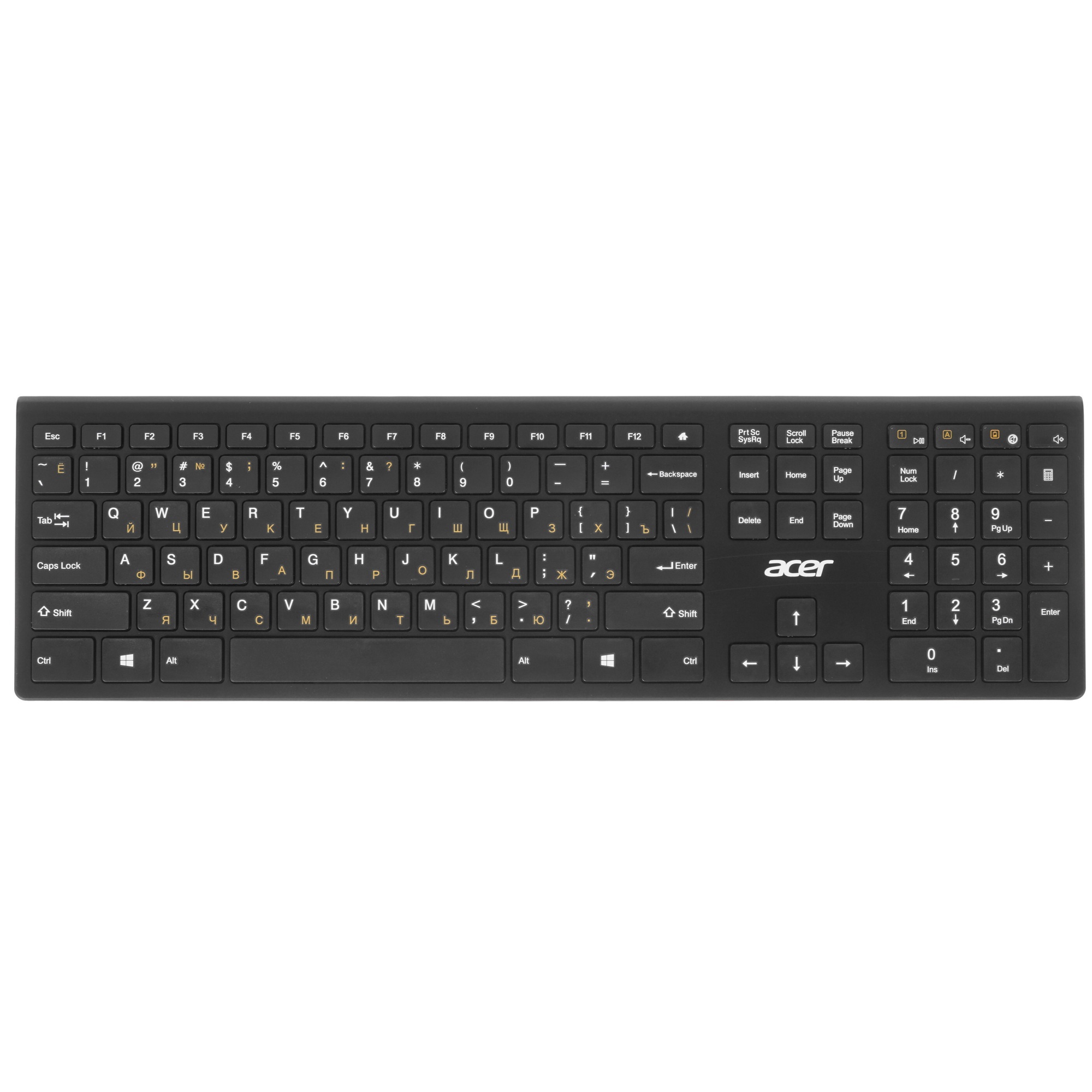 Комплект клавиатура и мышь Acer OKR030 [ZL.KBDEE.005]  Combo wilreless USB  slim black