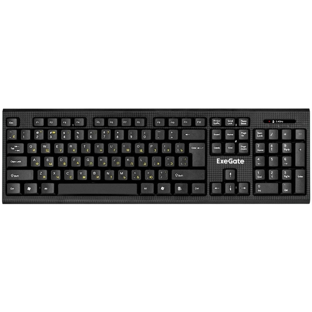 Комплект беспроводной ExeGate Professional Standard Combo MK280 (клавиатура полноразмерная влагозащи