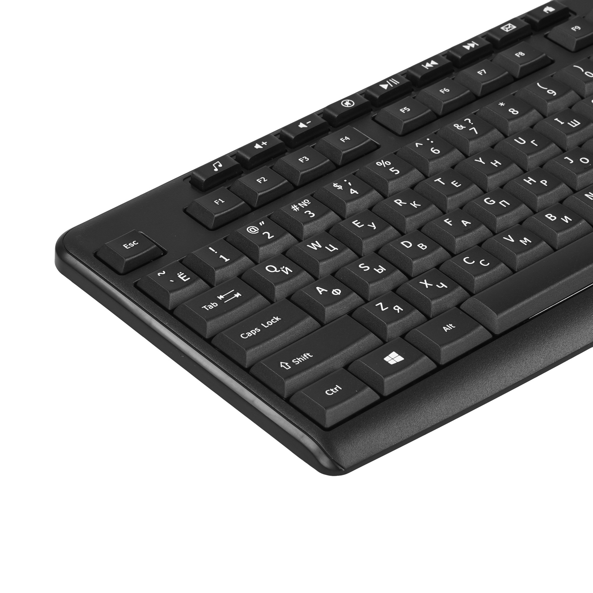 Клавиатура + мышь Оклик S650 клав:черный мышь:черный USB Multimedia (1875246)