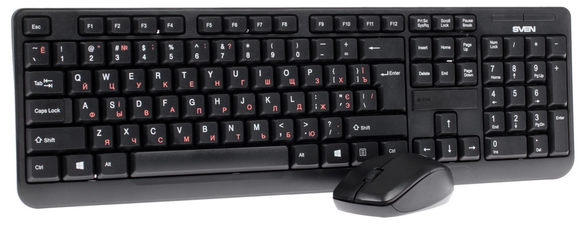 Клавиатура + мышь Sven Comfort 3300 Wireless Беспроводной SV-03103300WB