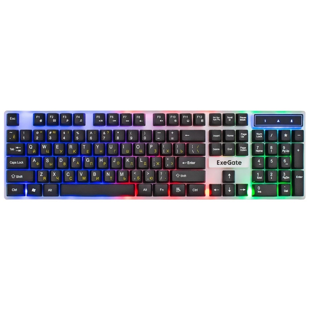 Комплект ExeGate Professional Standard Combo MK140 с подсветкой (клавиатура влагозащищенная 104кл.&nbsp;+