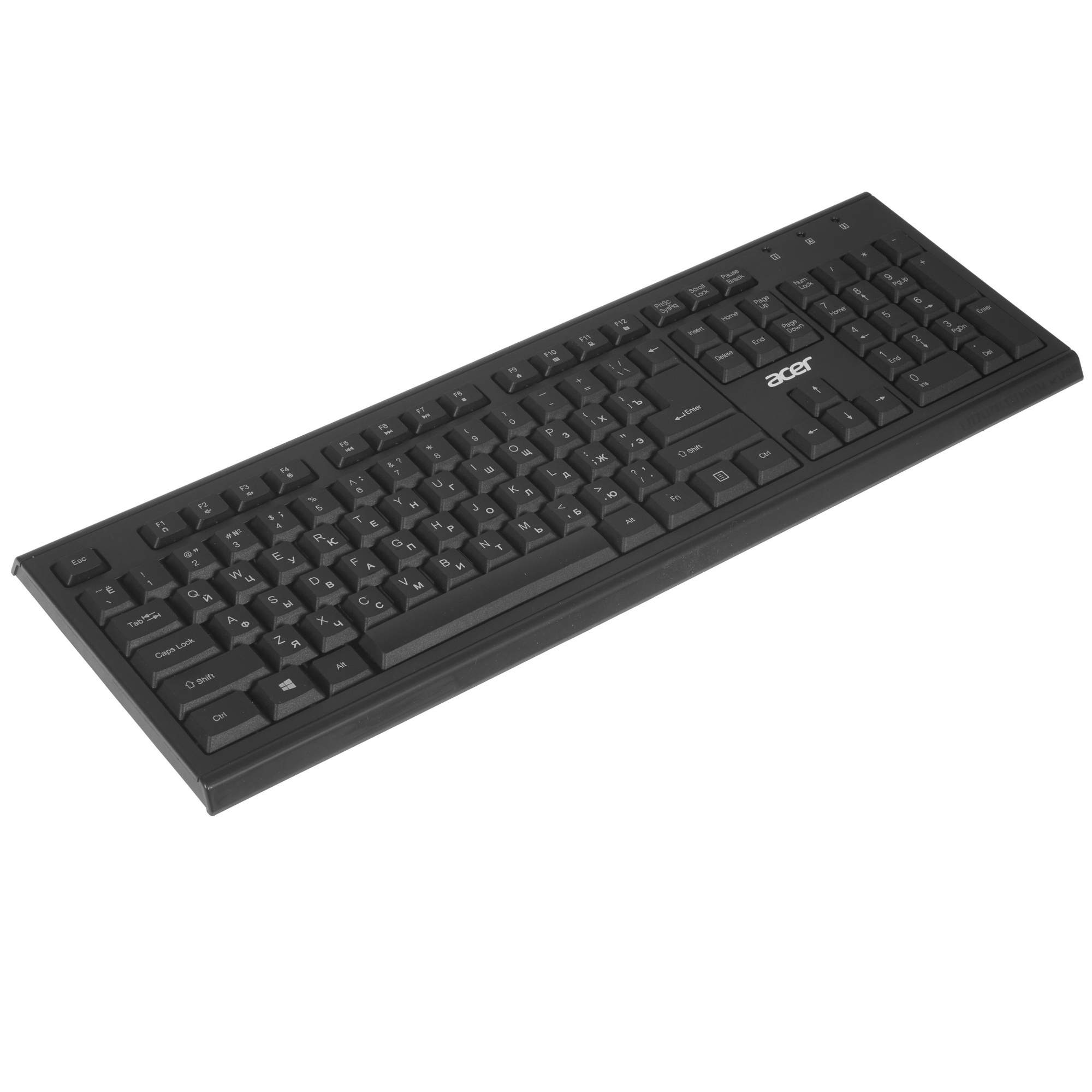 Клавиатура + мышь Acer OKR120 клав:черный мышь:черный USB беспроводная Multimedia