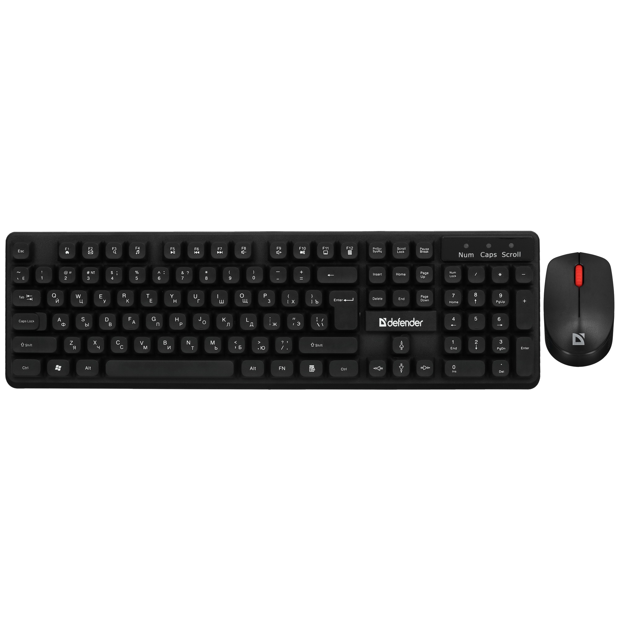 Клавиатура + мышка Defender MILAN C-992 RU BLACK