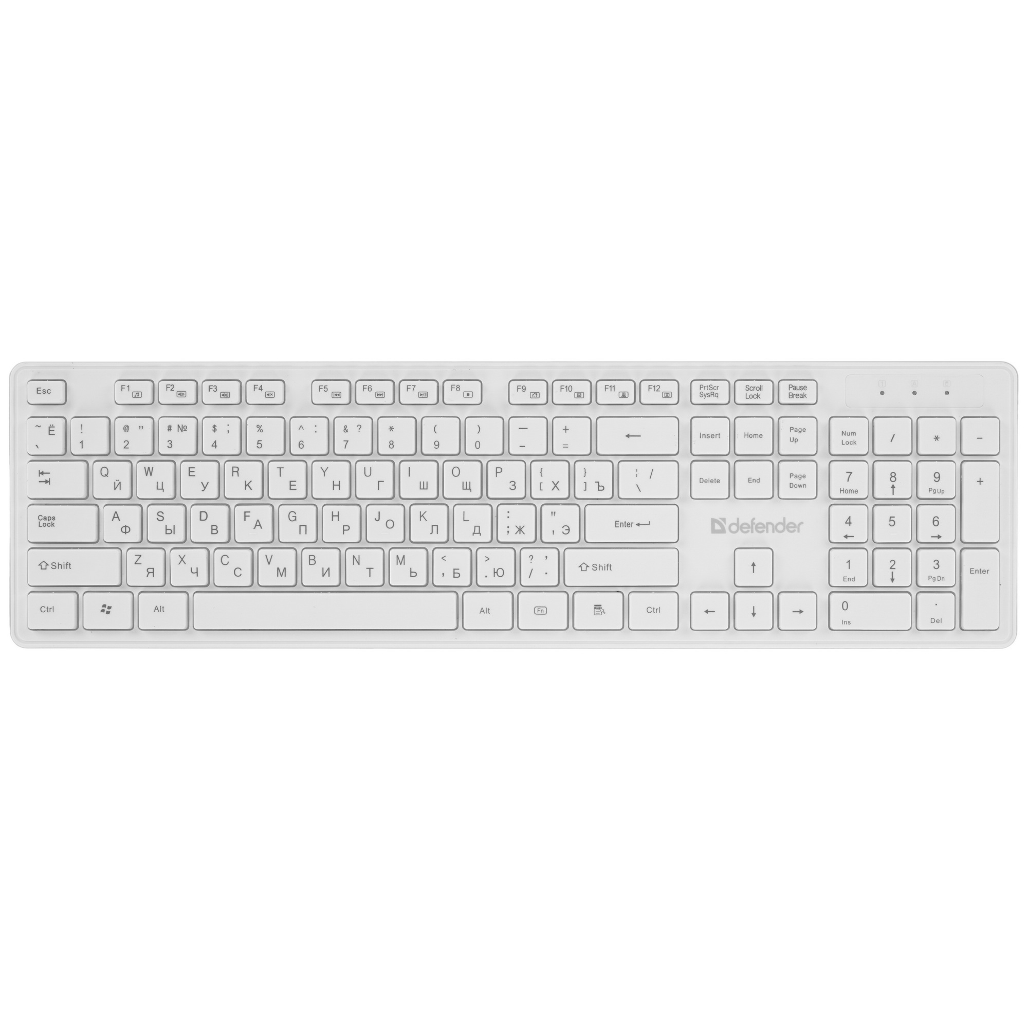 Клавиатура + мышка Defender AUCKLAND C-987 RU WHITE