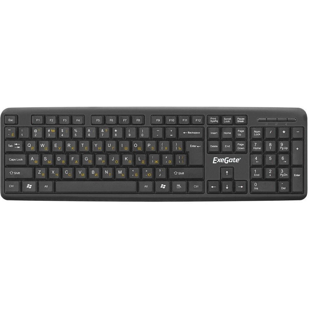 Комплект ExeGate EX287139RUS Professional Standard Combo MK120-OEM (клавиатура влагозащищенная 104кл