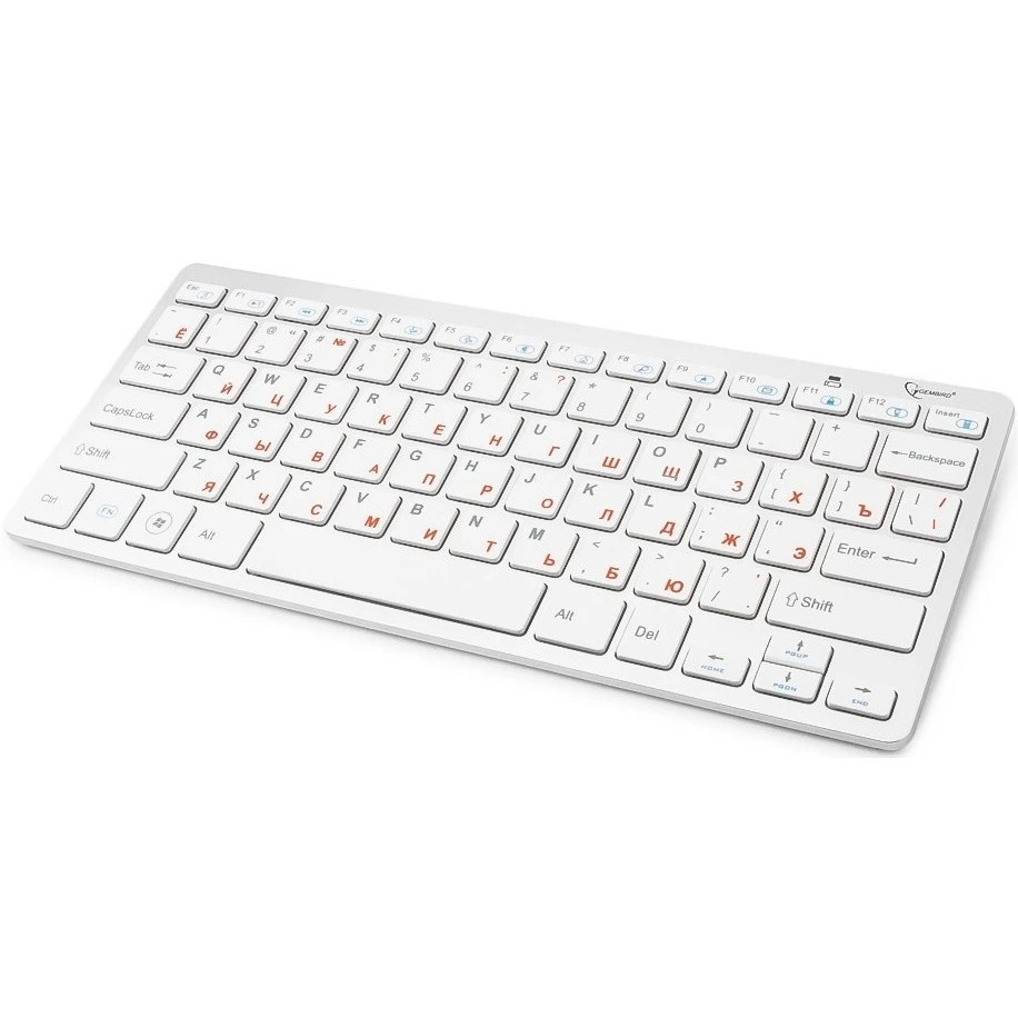 Клавиатура+мышь Gembird KBS-7001-RU {Wireless, ноутбучн. механизм клавиш 2.4ГГц/10м, мини-приемник-