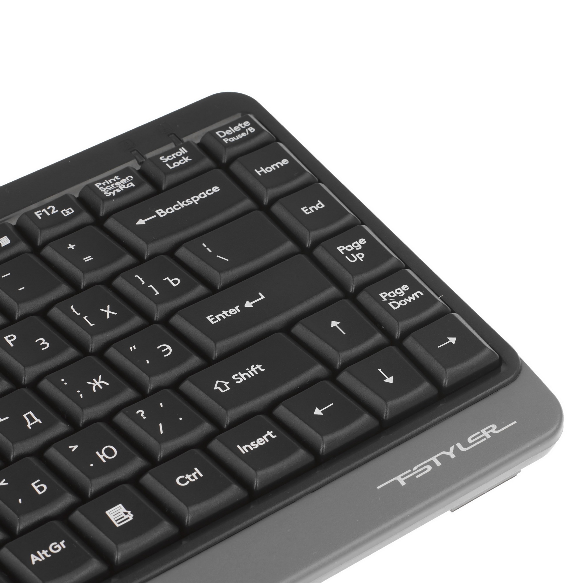 Клавиатура + мышь A4Tech Fstyler FGS1110Q клав:черный/серый мышь:черный/серый USB беспроводная Multi
