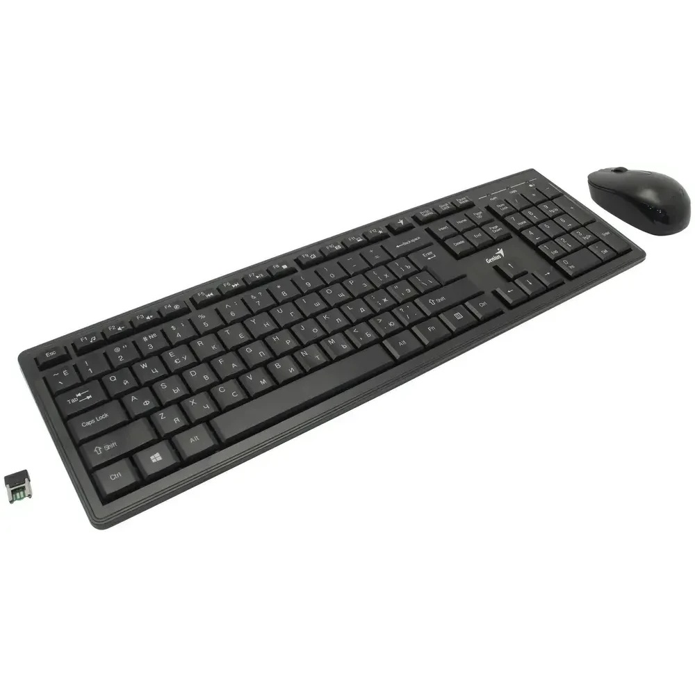 Комплект (клавиатура+мышь) Genius keyboard+mouse Smart KM-8200, Dual Color, RU, 2.4GHZ