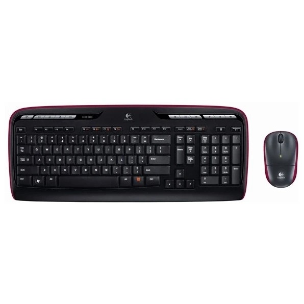 Клавиатура + мышь Logitech MK330 клав:черный мышь:черный USB беспроводная Multimedia