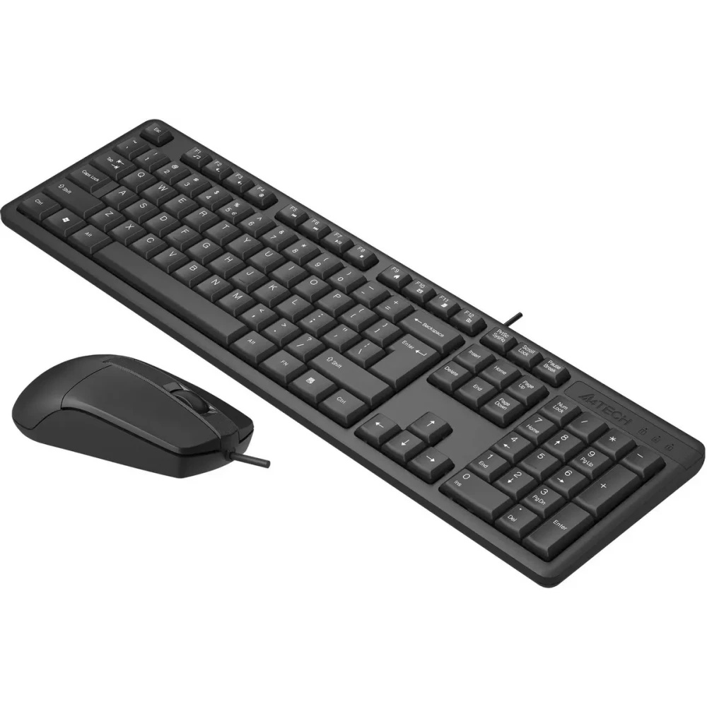 Клавиатура + мышь A4Tech KR-3330 клав:черный мышь:черный USB