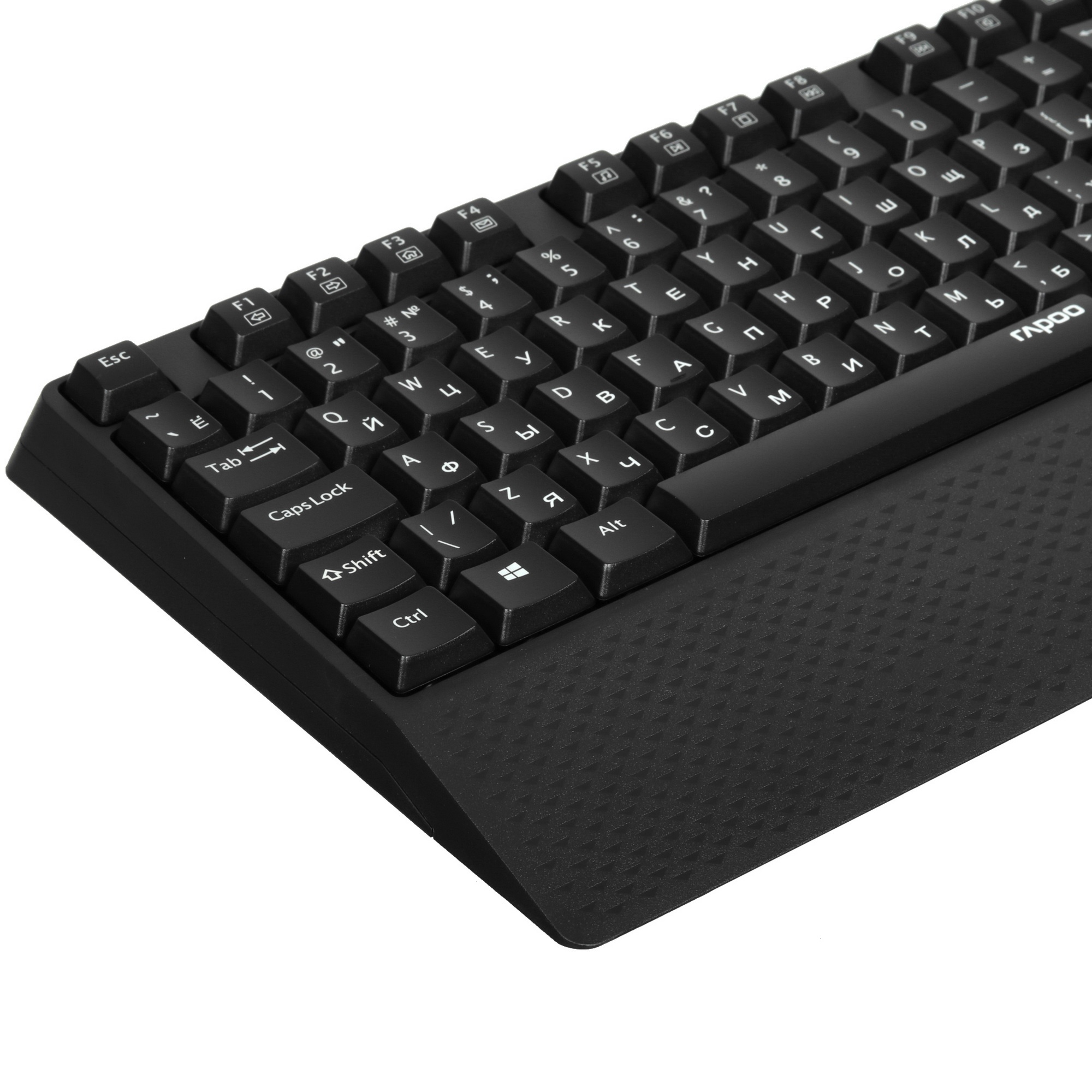 Клавиатура + мышь Rapoo X1960 клав:черный мышь:черный USB
