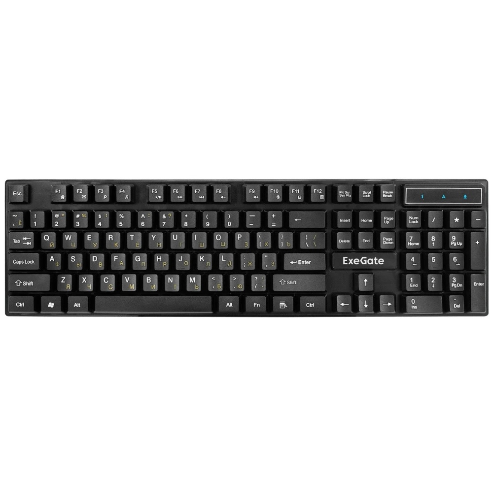 Комплект ExeGate Professional Standard Combo MK110 (клавиатура влагозащищенная 104кл. + мышь оптичес