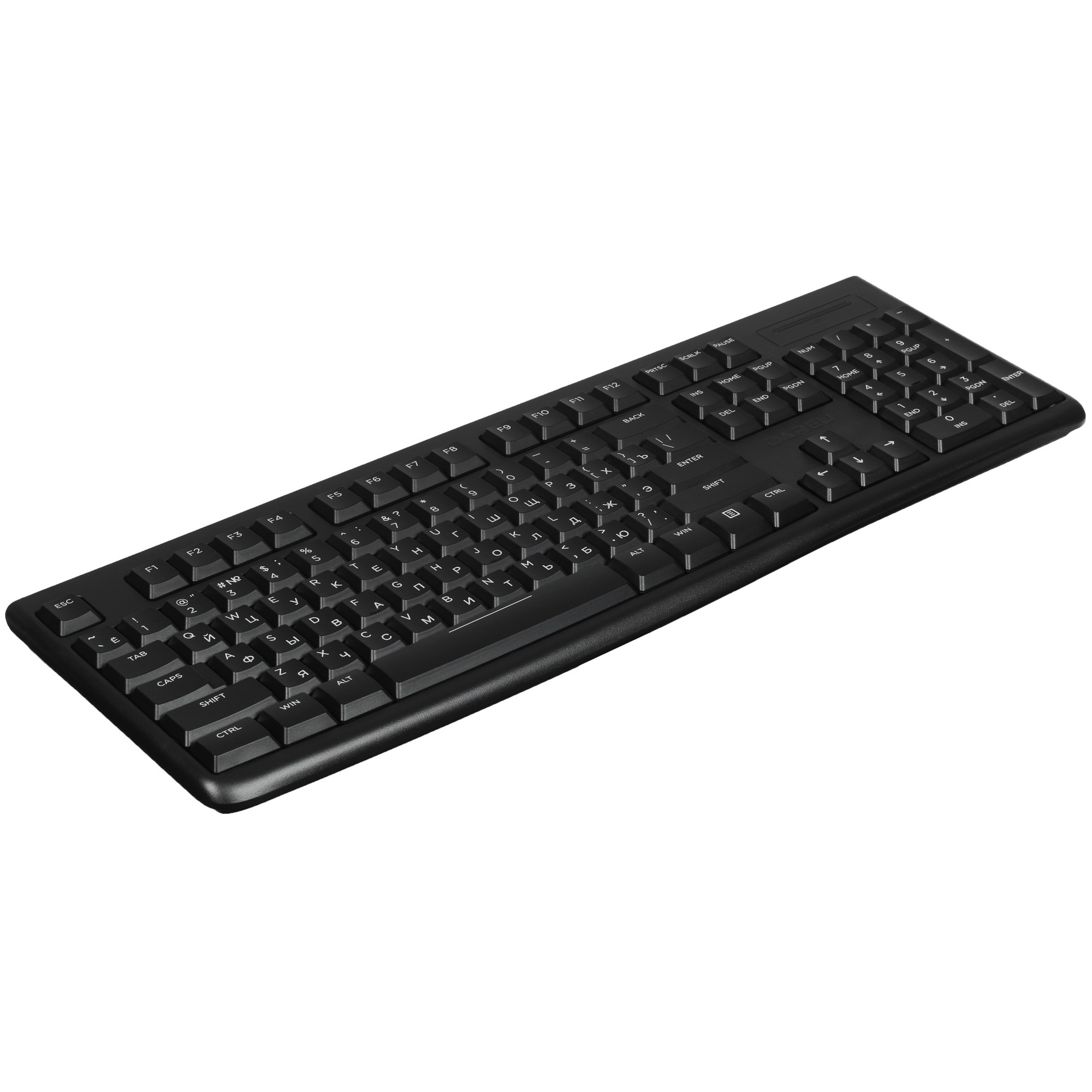 Комплект беспроводной Dareu MK188G Black (черный), клавиатура LK185G (мембранная, 104кл, EN/RU) + мы