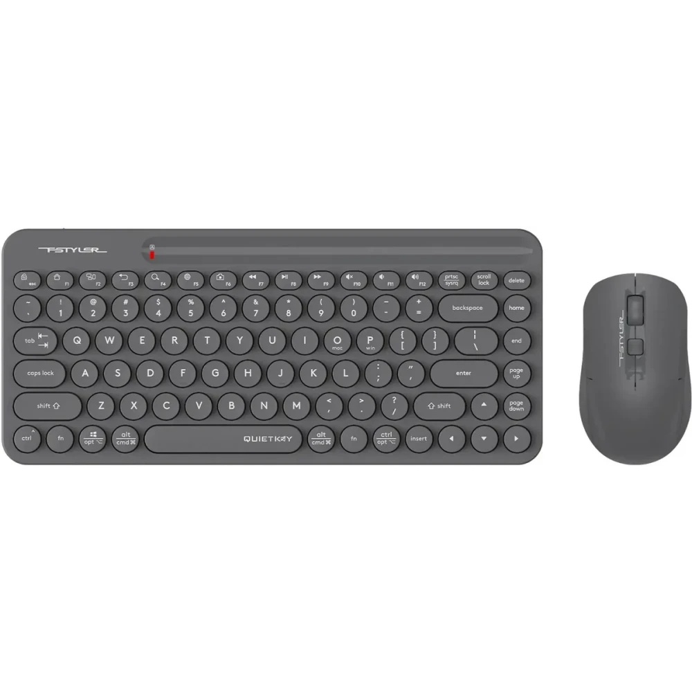 Клавиатура + мышь A4Tech Fstyler FG3200 Air2 клав:серый мышь:серый USB беспроводная slim Multimedia
