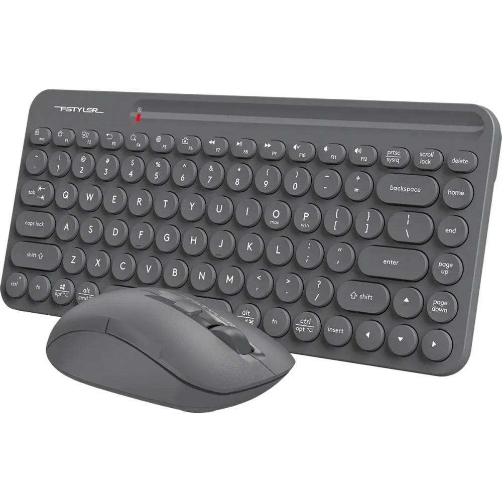 Клавиатура + мышь A4Tech Fstyler FG3200 Air2 клав:серый мышь:серый USB беспроводная slim Multimedia