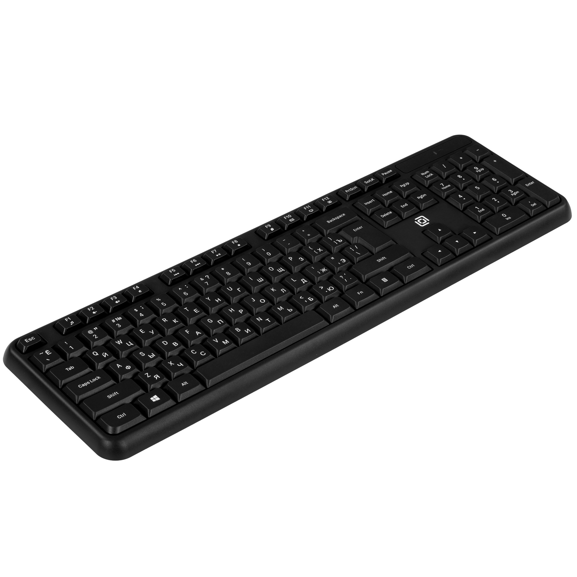 Клавиатура + мышь Оклик S277W клав:серый мышь:серый USB беспроводная Multimedia (2066173)