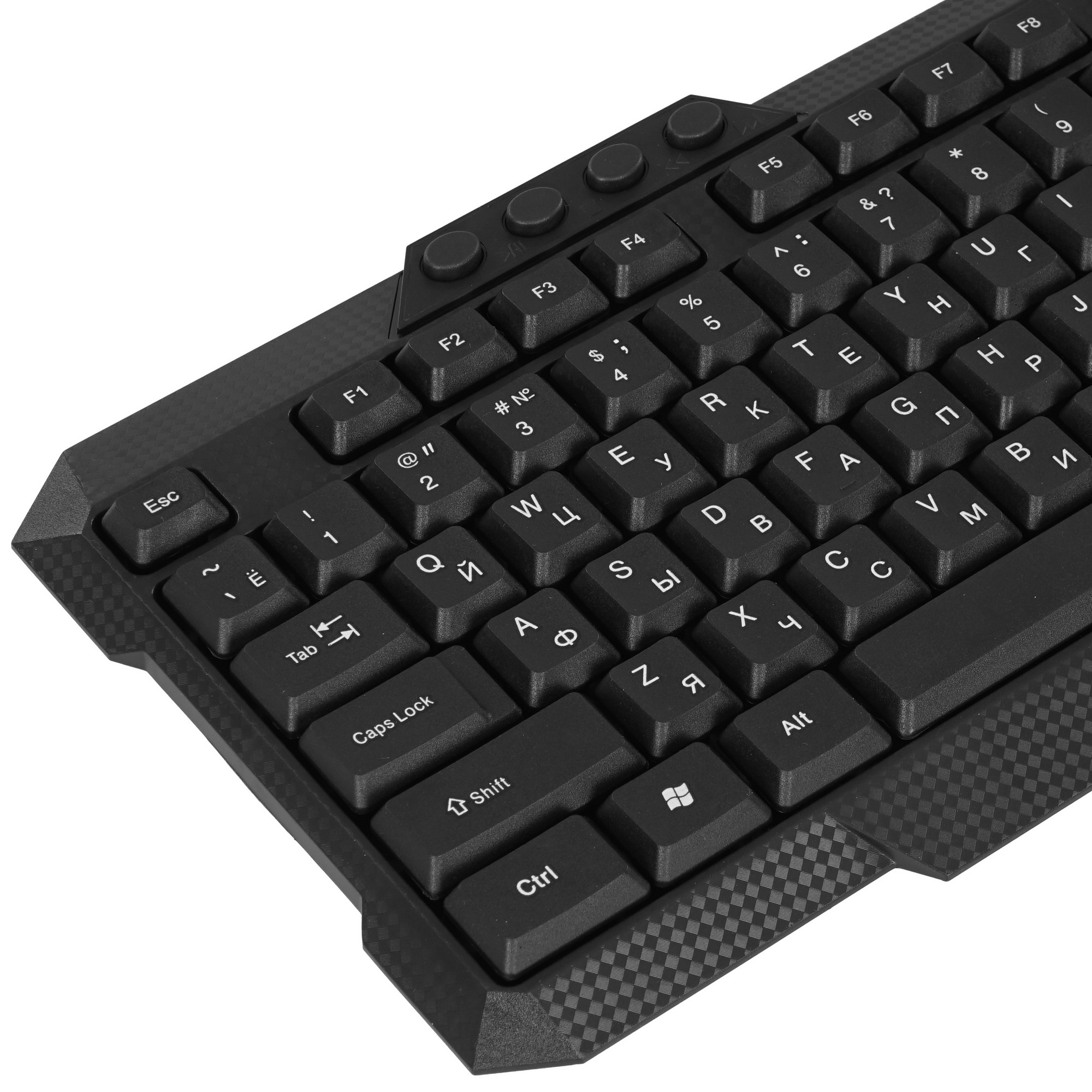 Клавиатура + мышь Оклик 205MK клав:черный мышь:черный USB беспроводная