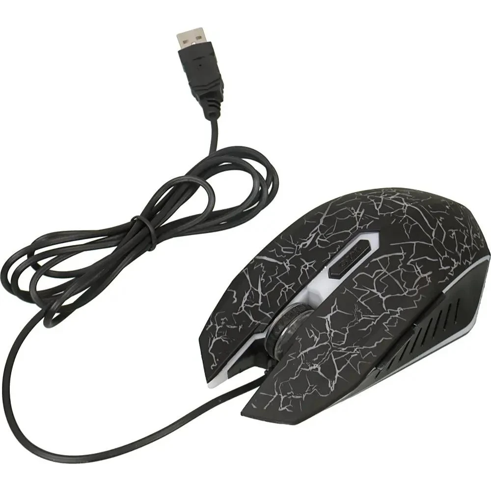 Игровой комплект Oklick HS-HKM100G черный 2.2м мониторы оголовье