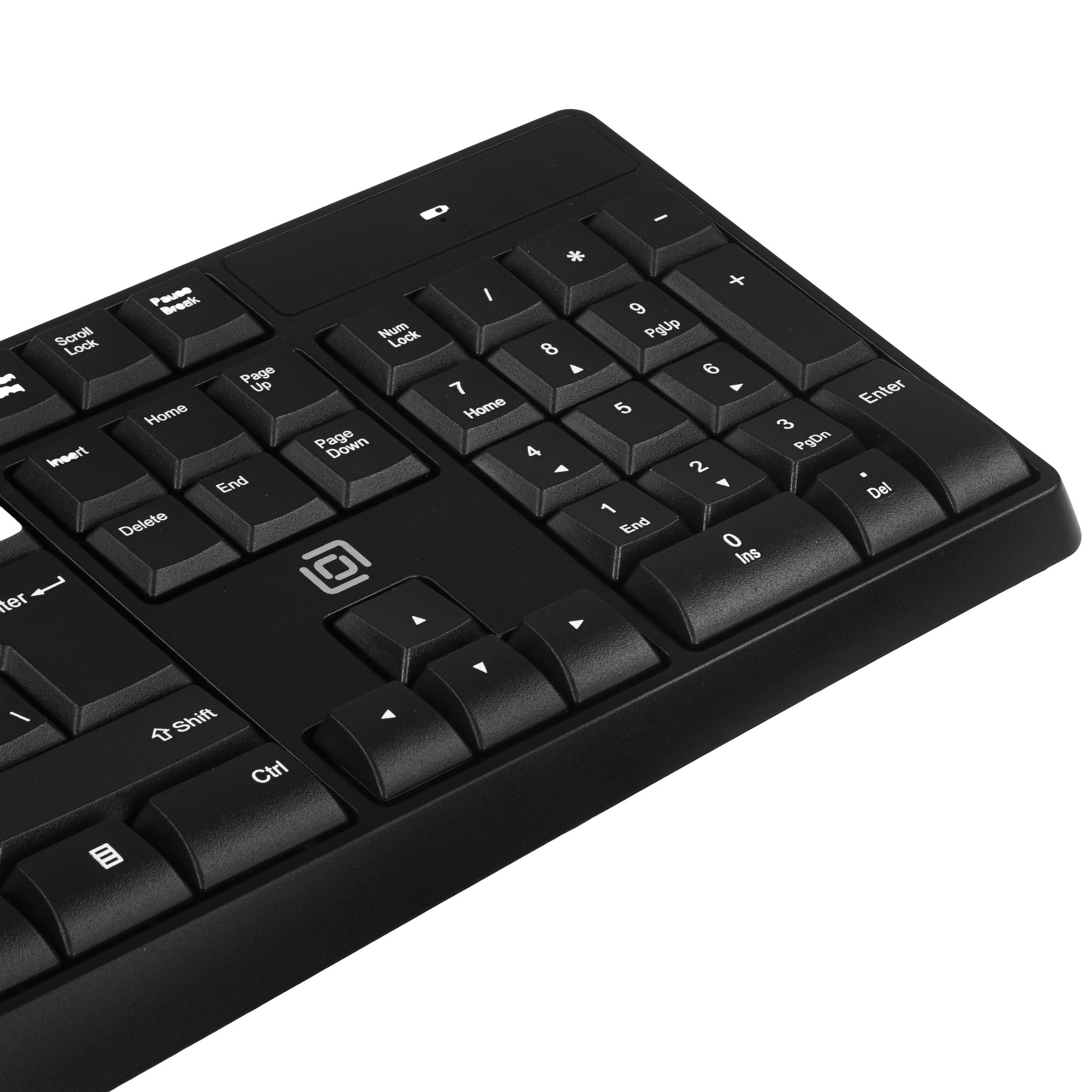 Клавиатура + мышь Оклик S260W клав:черный мышь:черный USB беспроводная Multimedia (2066170)
