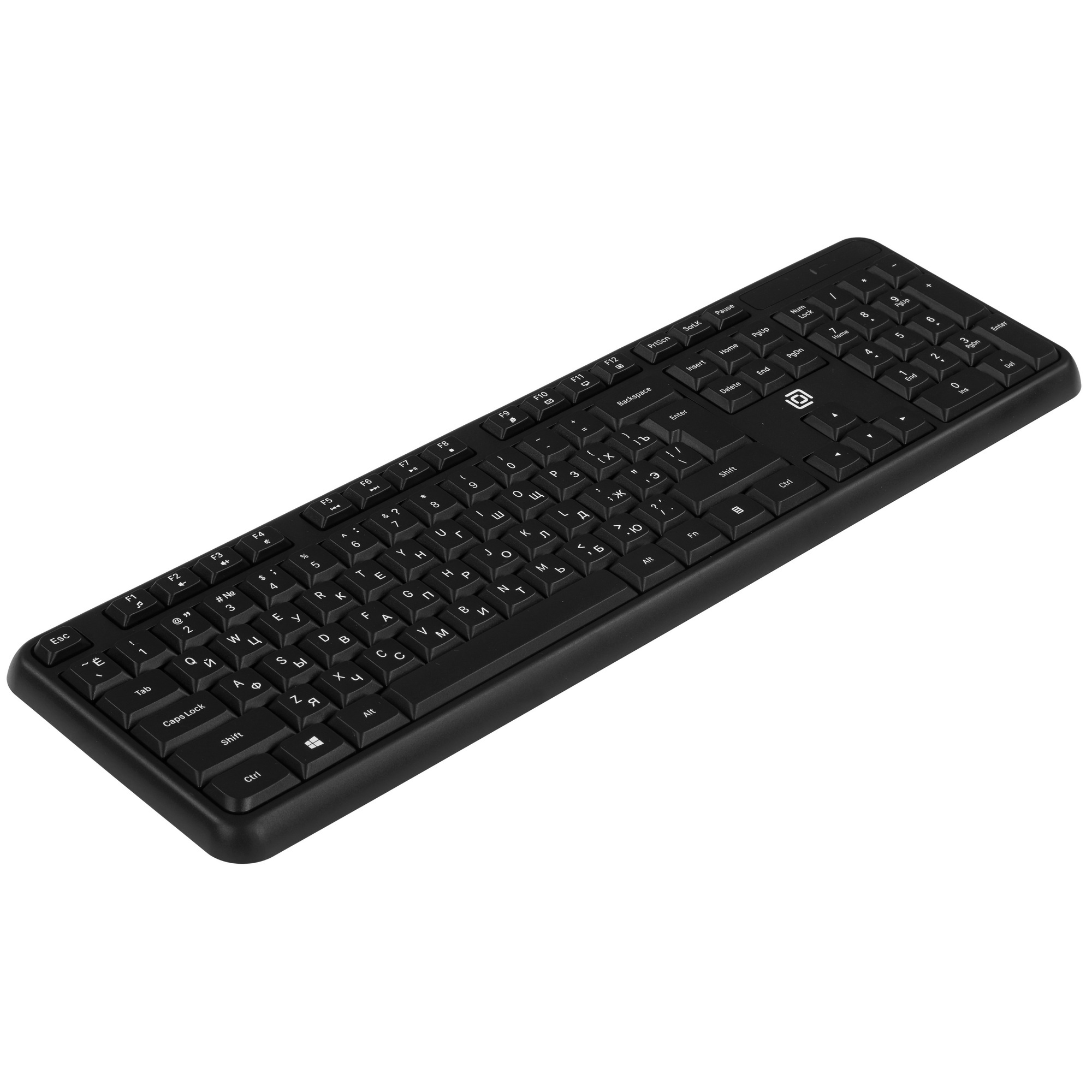 Клавиатура + мышь Оклик S277W клав:черный мышь:черный USB беспроводная Multimedia (2066172)