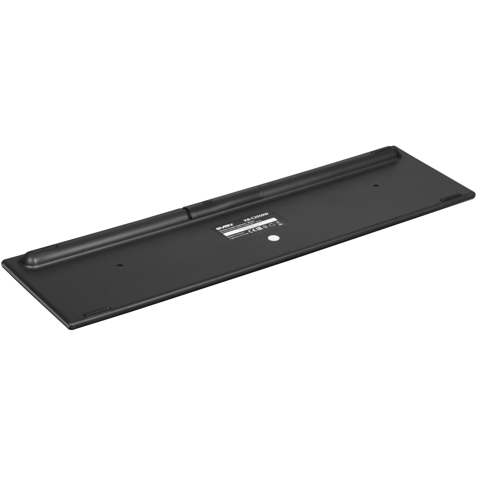 Беспроводной набор Sven ножничная клавиатура + мышь KB-C2550W чёрный (109 кл.,12Fn, 1000DPI, 2+1 кл.