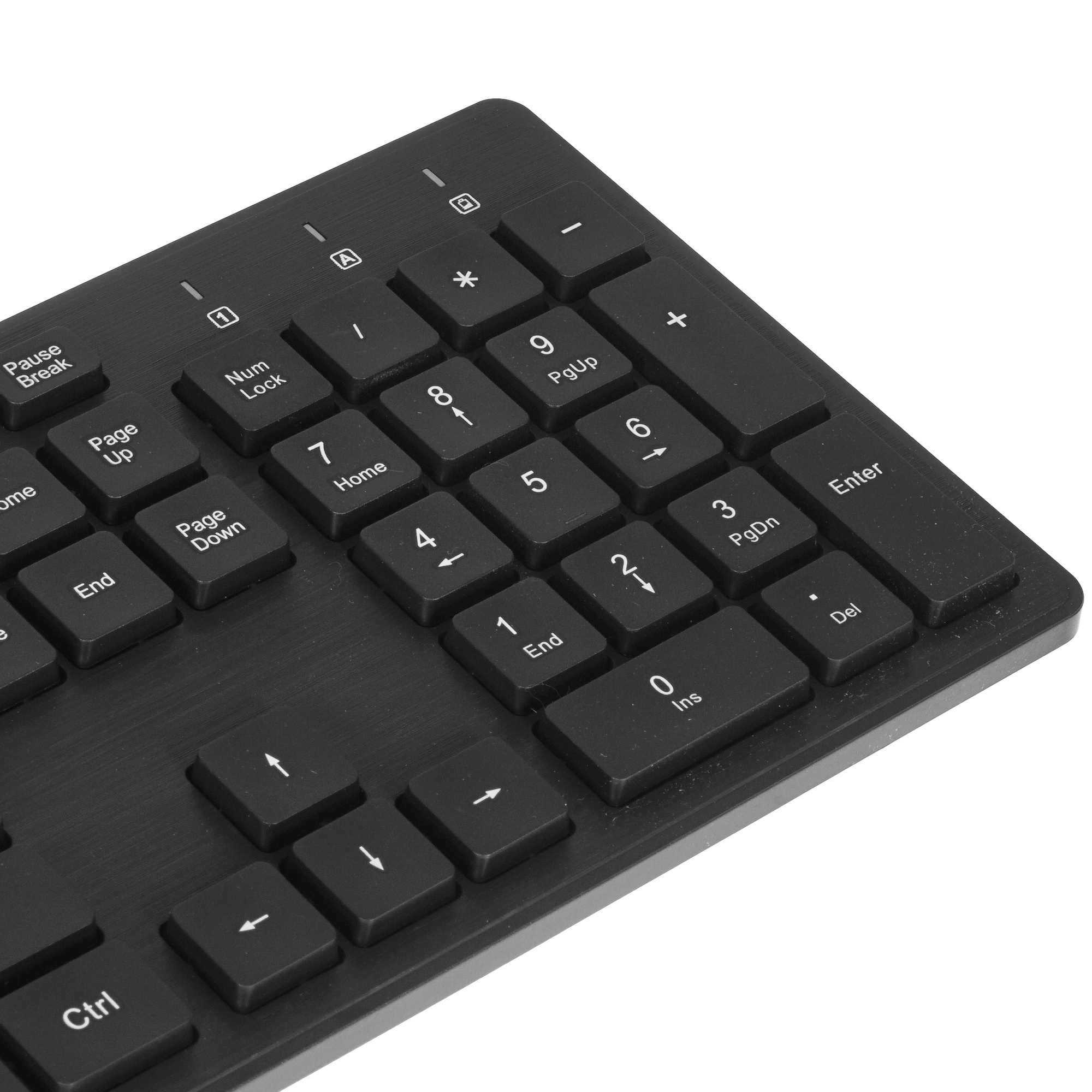 Клавиатура + мышь Oklick 240M черный USB Беспроводная 2.4Ghz