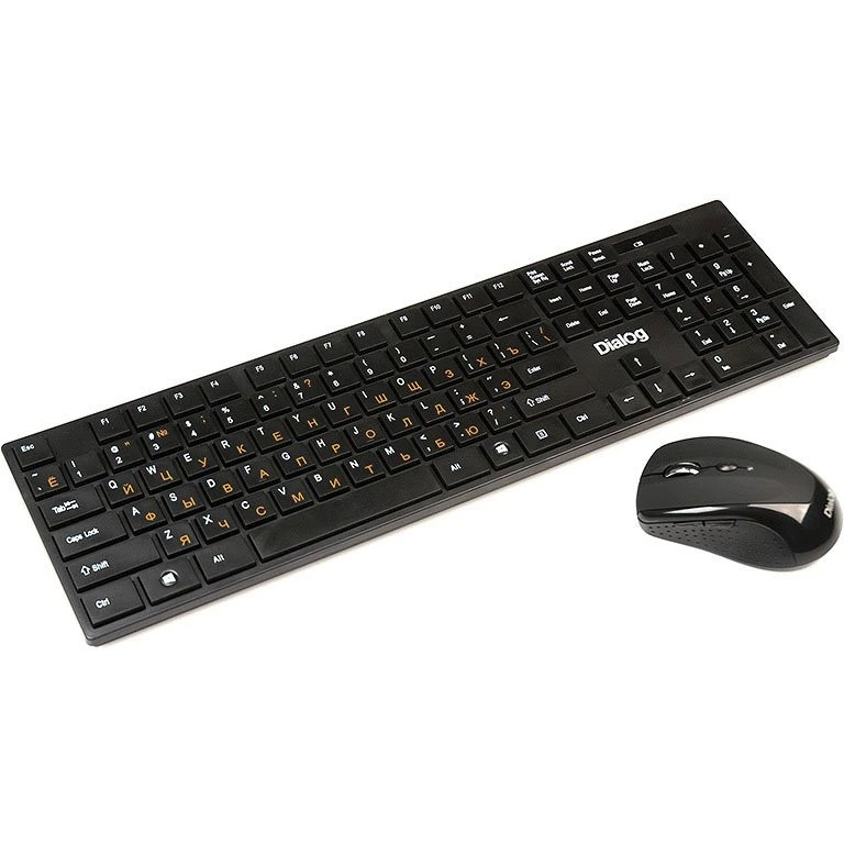 Клавиатура Dialog KMROP-4030U Pointer RF 2.4G - USB {Беспроводной набор, радиоклавиатура + опт. ради