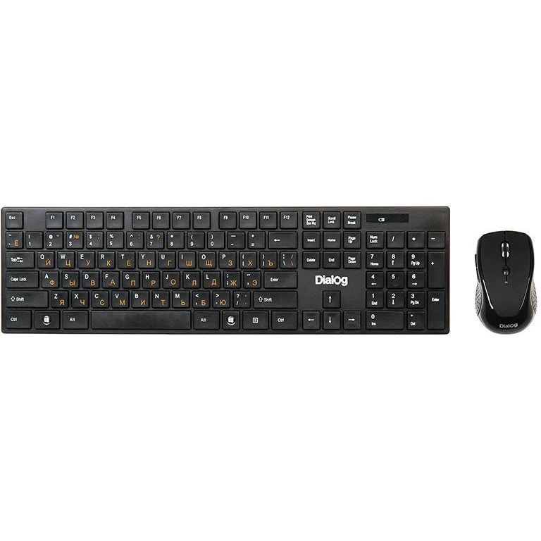 Клавиатура Dialog KMROP-4030U Pointer RF 2.4G - USB {Беспроводной набор, радиоклавиатура + опт. ради