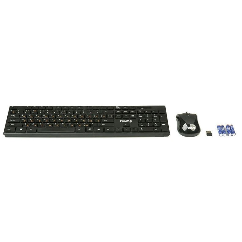 Клавиатура Dialog KMROP-4030U Pointer RF 2.4G - USB {Беспроводной набор, радиоклавиатура + опт. ради