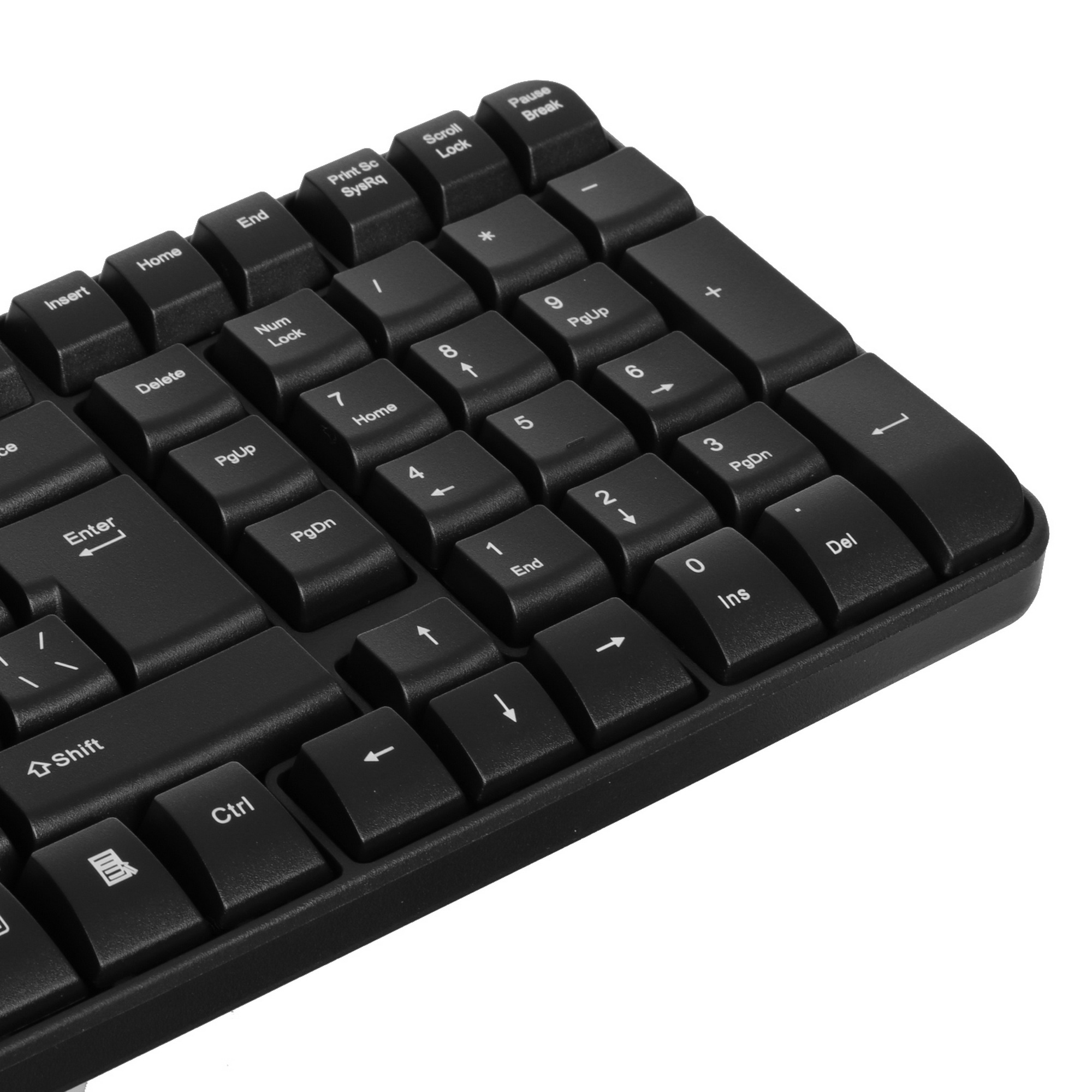 Клавиатура + мышь Rapoo X1800S клав:черный мышь:черный USB беспроводная